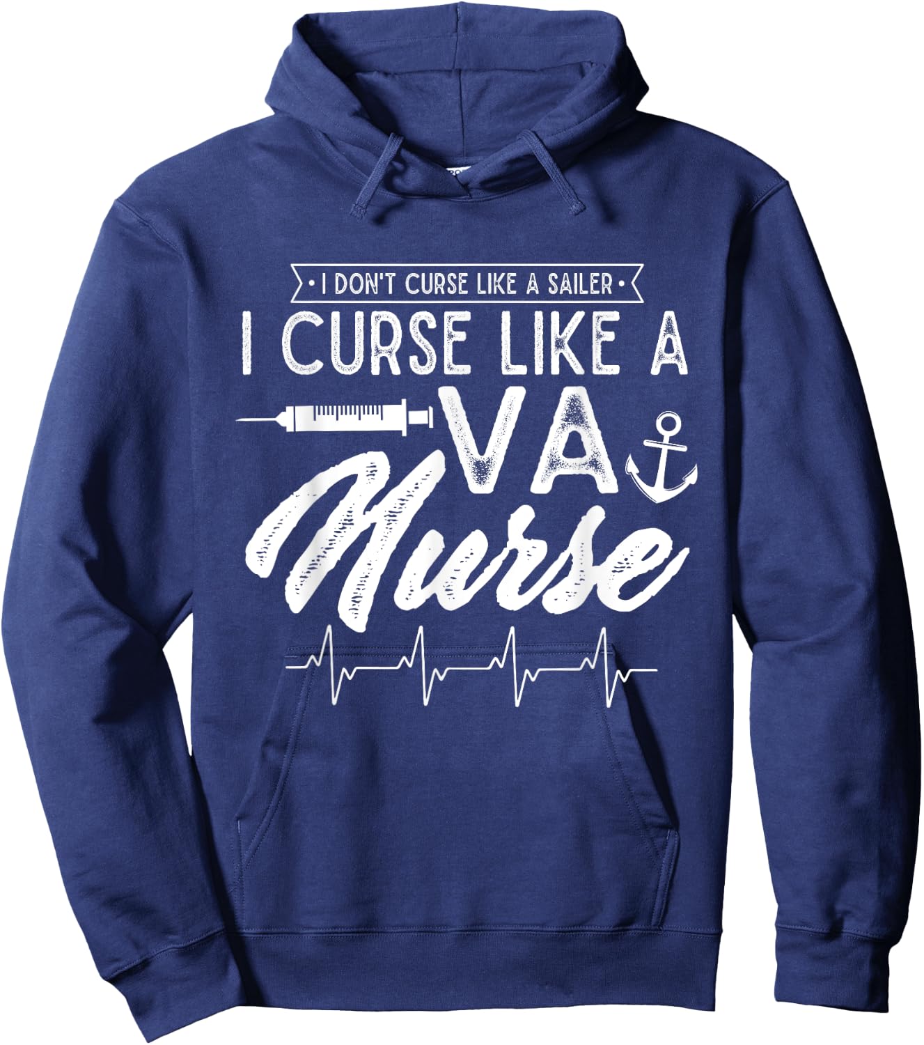 VA Nursing VA Nurse Veterans Nursing Nurse VA Nurse Nursing Hoodie - Hoodie | Navy
