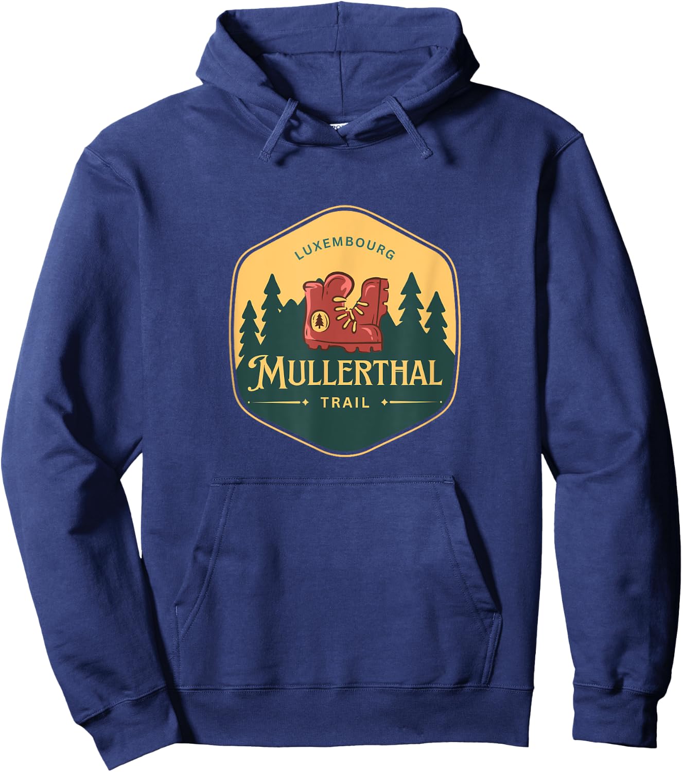 Mullerthal Trail Luxembourg Escapardenne Eislek Trail Hiking Hoodie - Hoodie | Navy