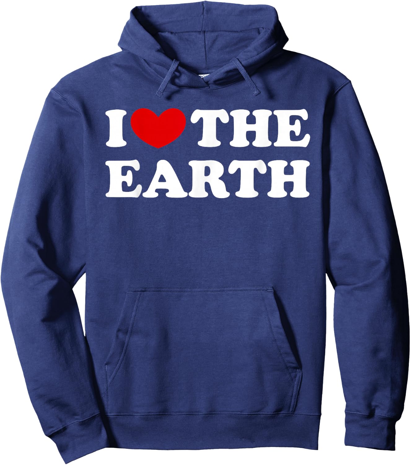 I Love The Earth Hoodie - Hoodie | Navy