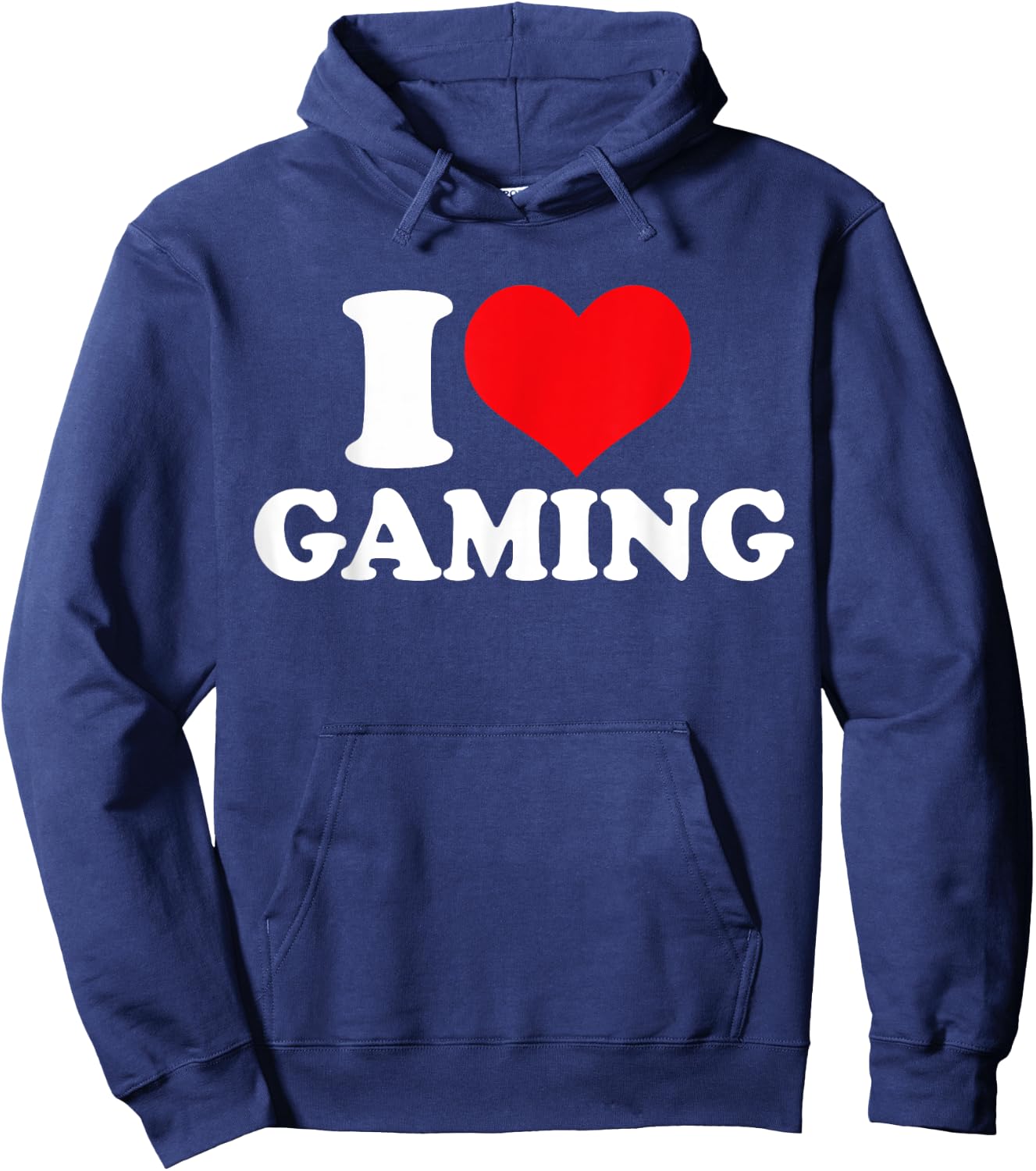 I Love Gaming, I Heart Gaming Hoodie - Hoodie | Navy