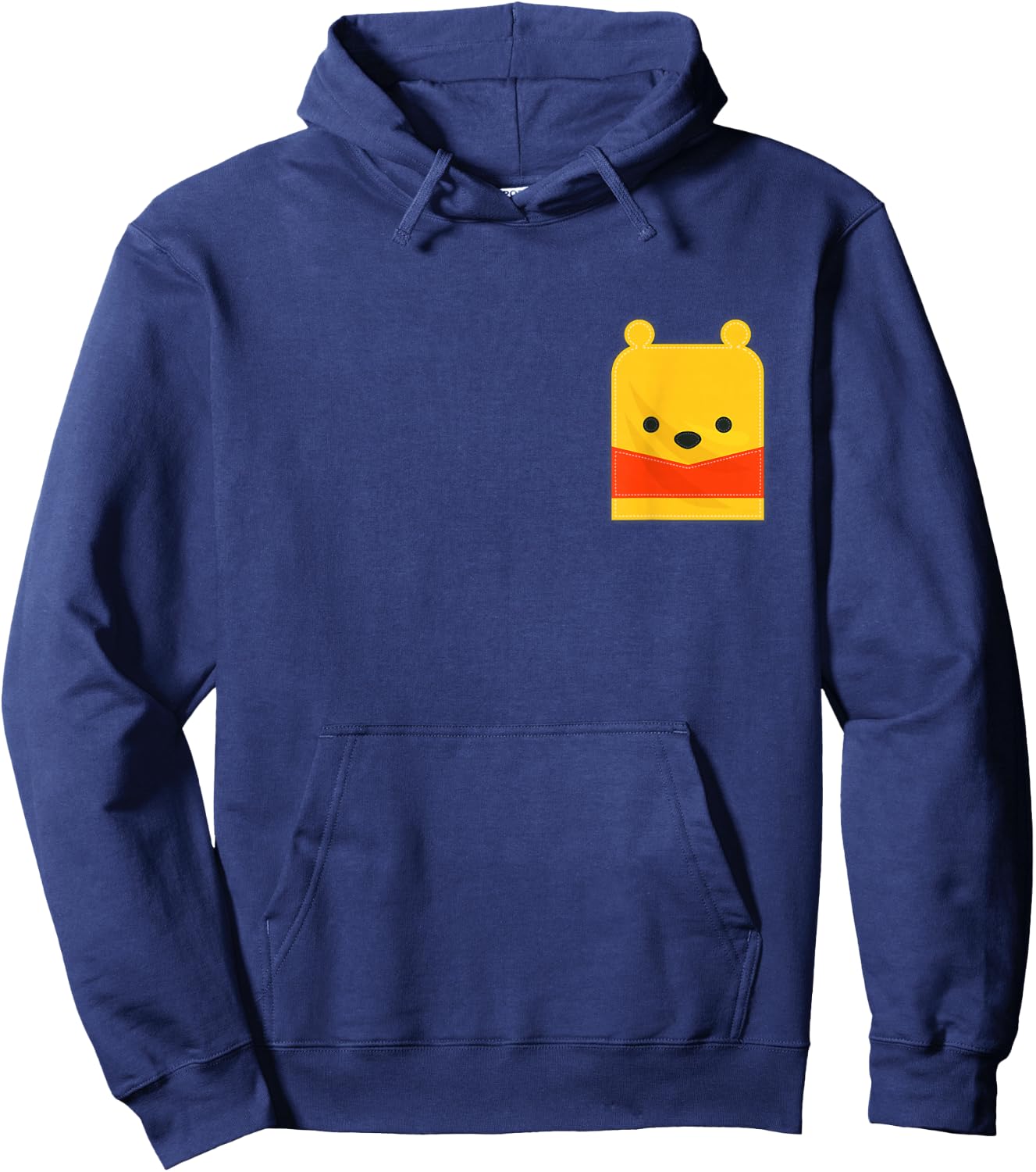 Disney Winnie The Pooh Small Block Character Pocket Hoodie - Hoodie | Navy