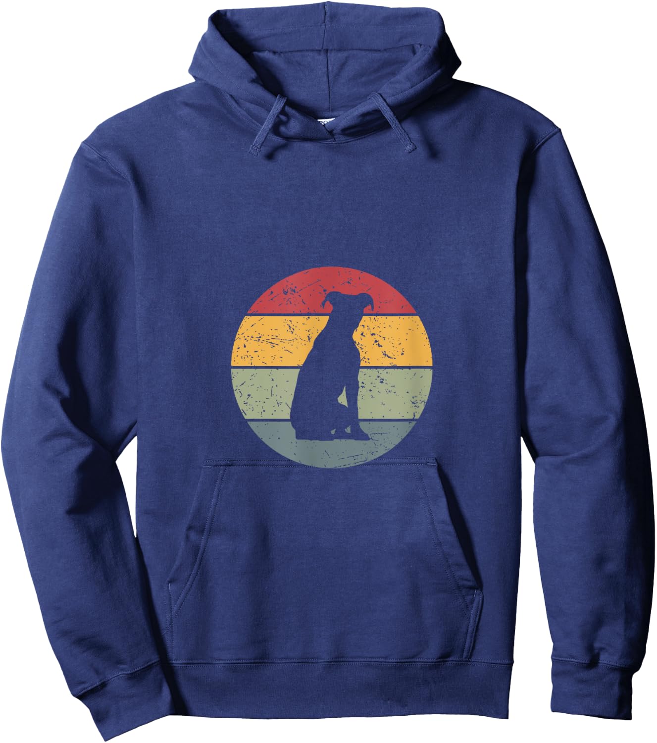 Pitbull Terrier Vintage Hoodie - Hoodie | Navy