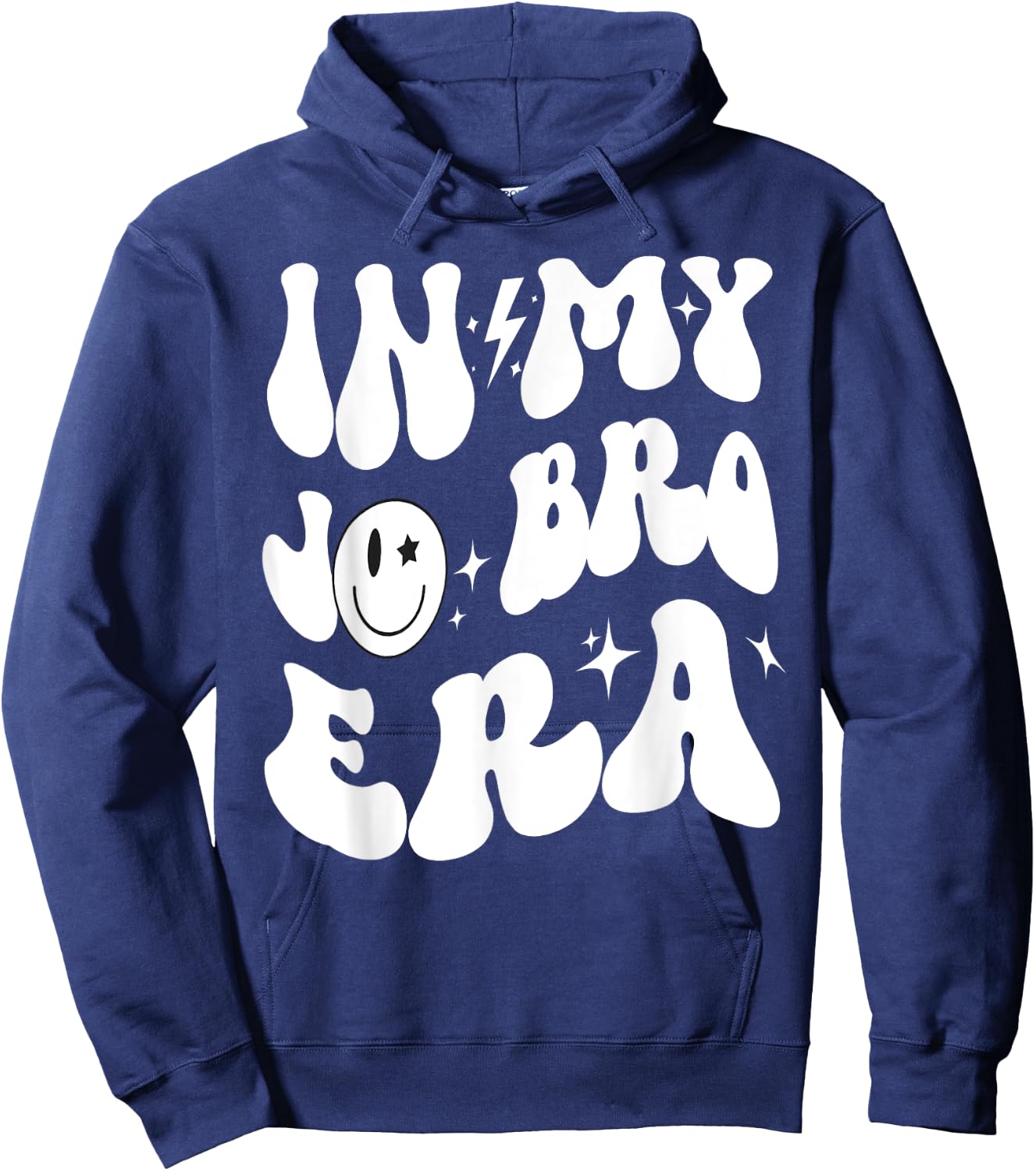 Funny Groovy Retro In My Jo Bro Era Men Women Kid Birthday Hoodie - Hoodie | Navy