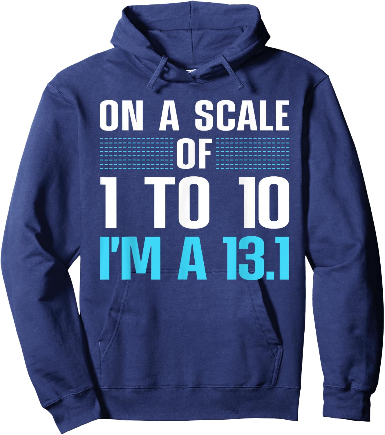 Funny Half Marathon Art Women 13.1 Running Finisher Hoodie - Hoodie | Navy