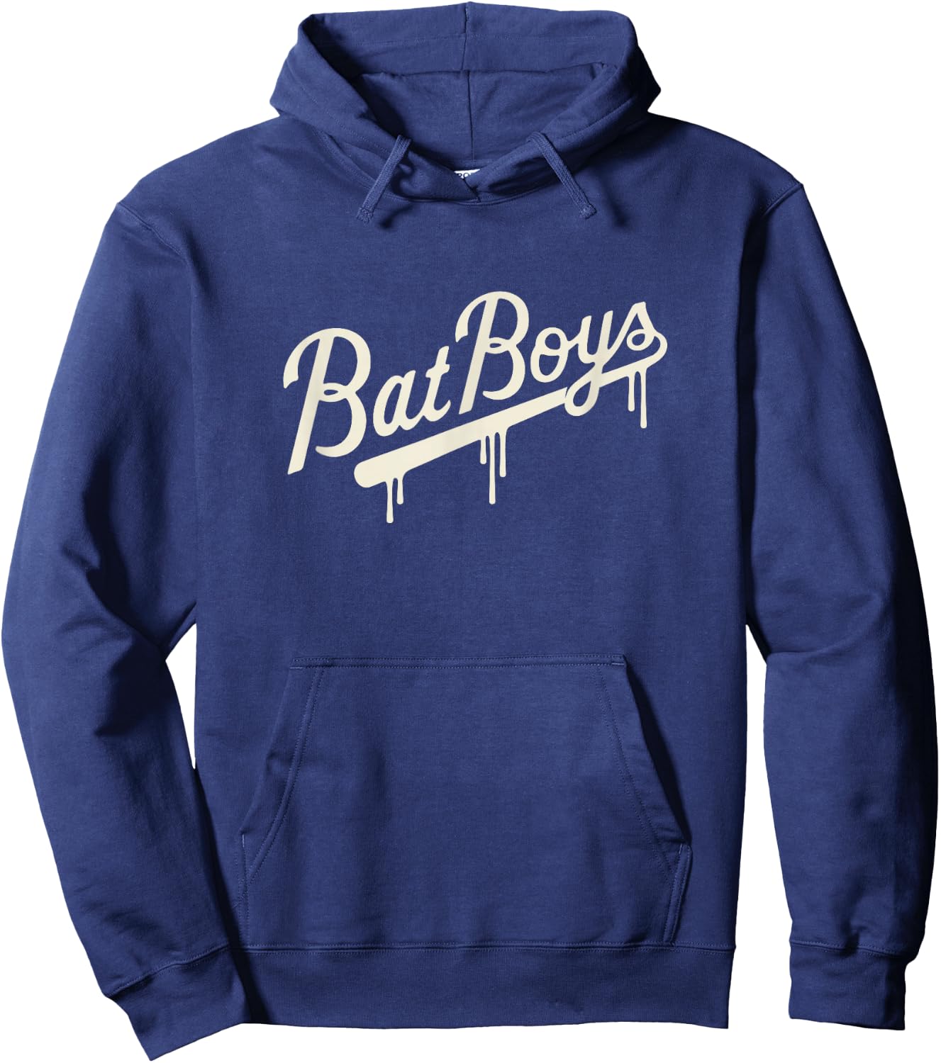 Bat Boys Traditional Drip Logo Hoodie - Hoodie | Navy