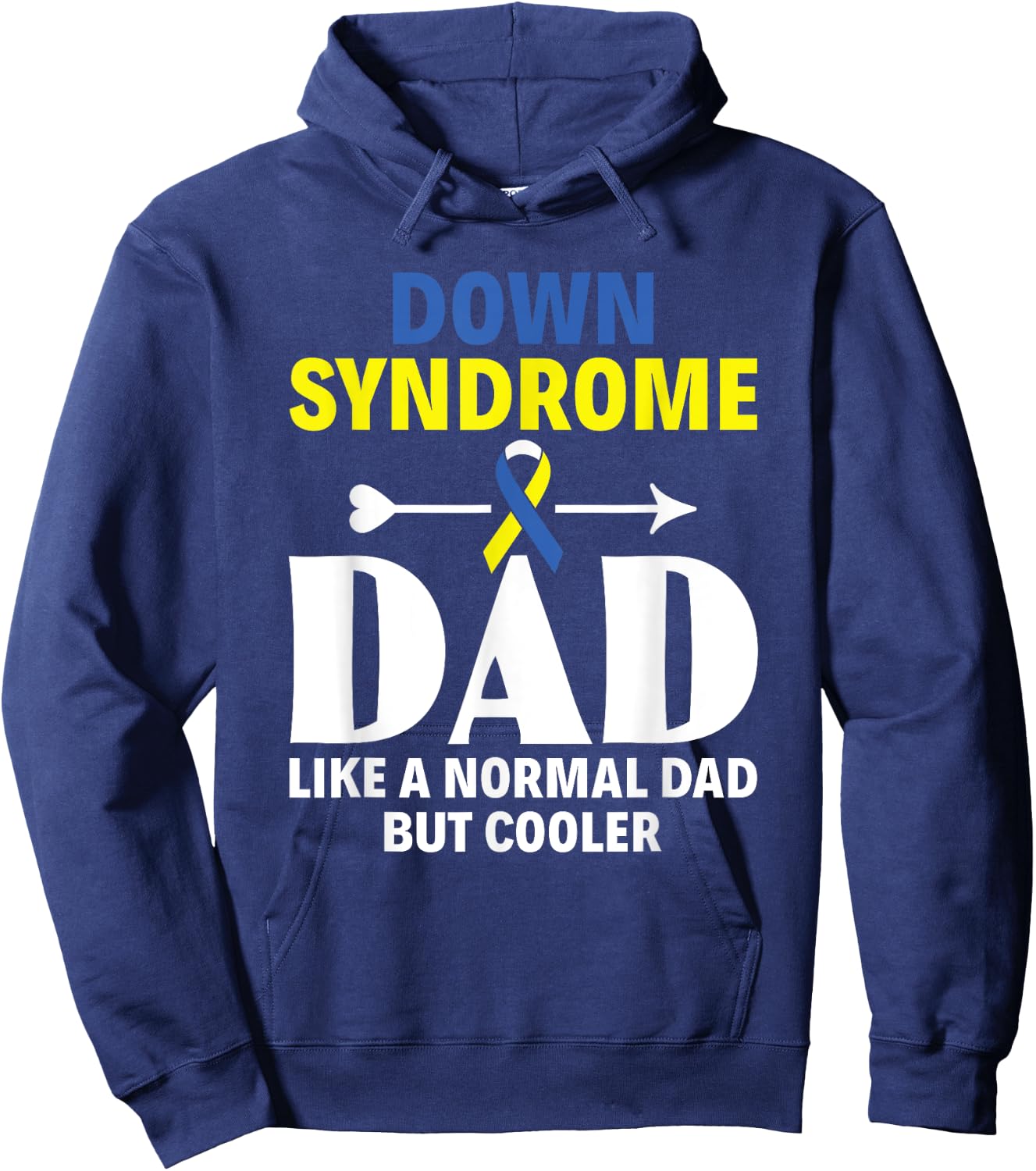 Funny Down Syndrome Dad Definition Down Syndrome Awareness Hoodie - Hoodie | Navy