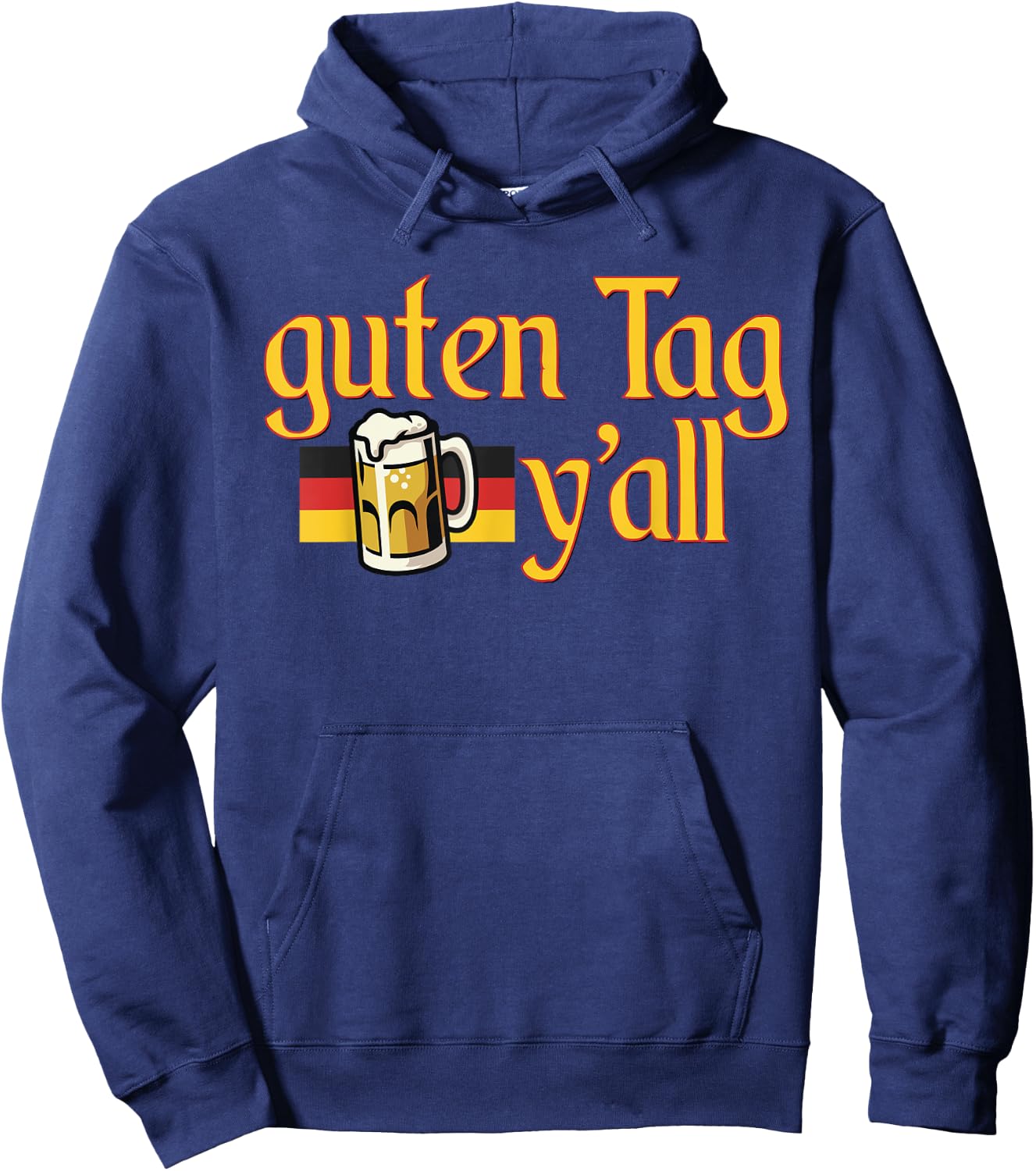 Funny Beer guten Tag y'all Oktoberfest Wurstfest Maifest Hoodie - Hoodie | Navy