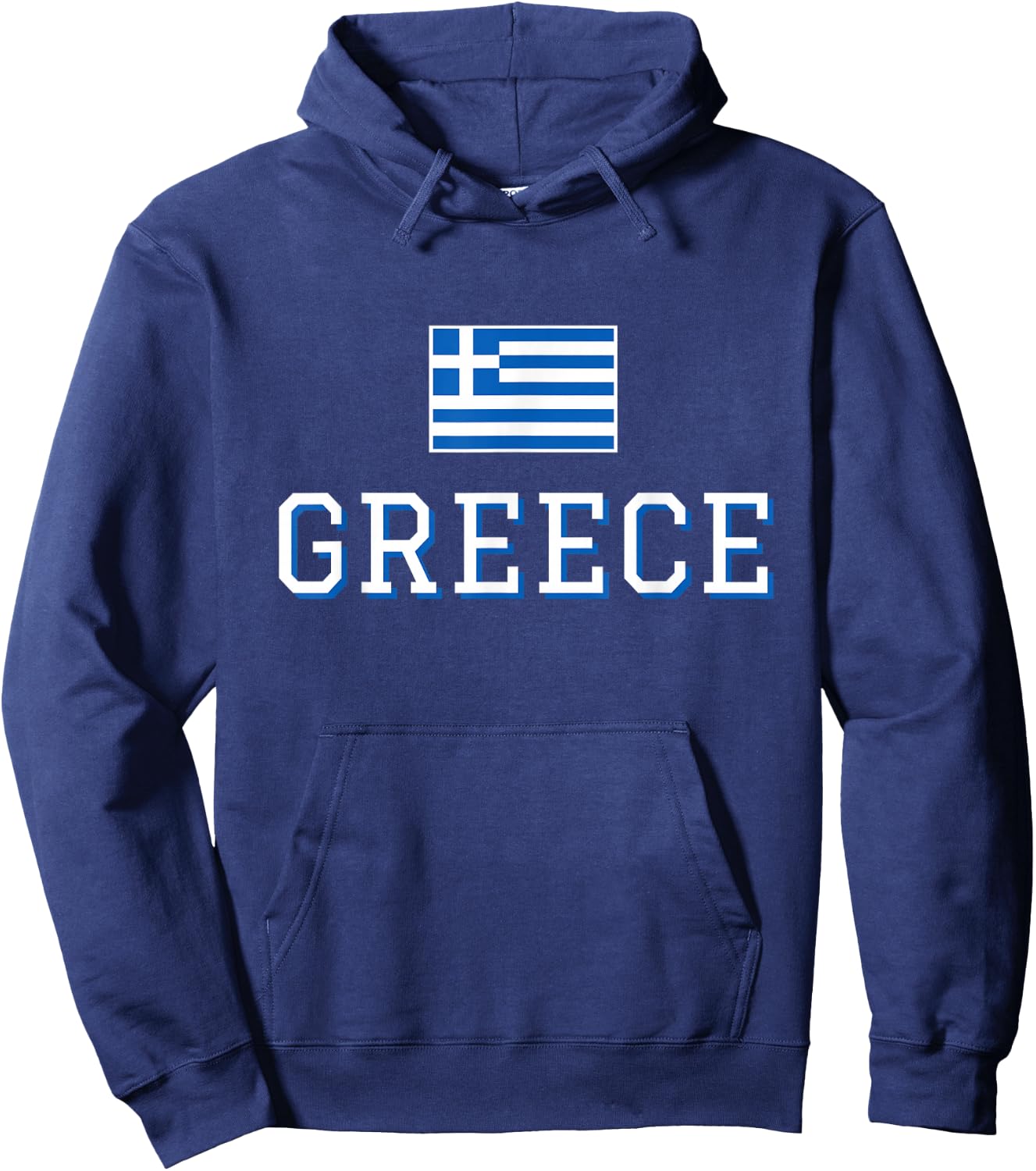 Greece Flag Greek Flag Greece Souvenir Hoodie - Hoodie | Navy