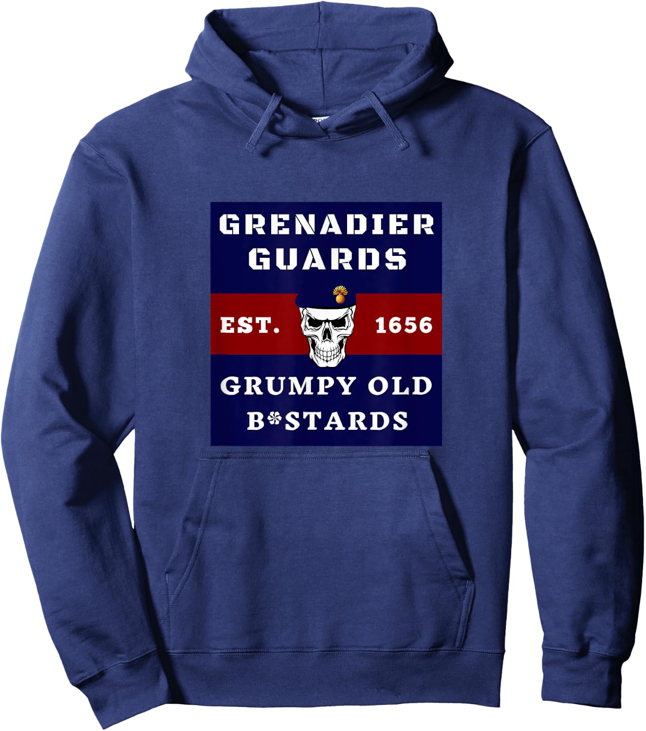The Grenadier Guards. British Army Regiment Hoodie - Hoodie | Navy