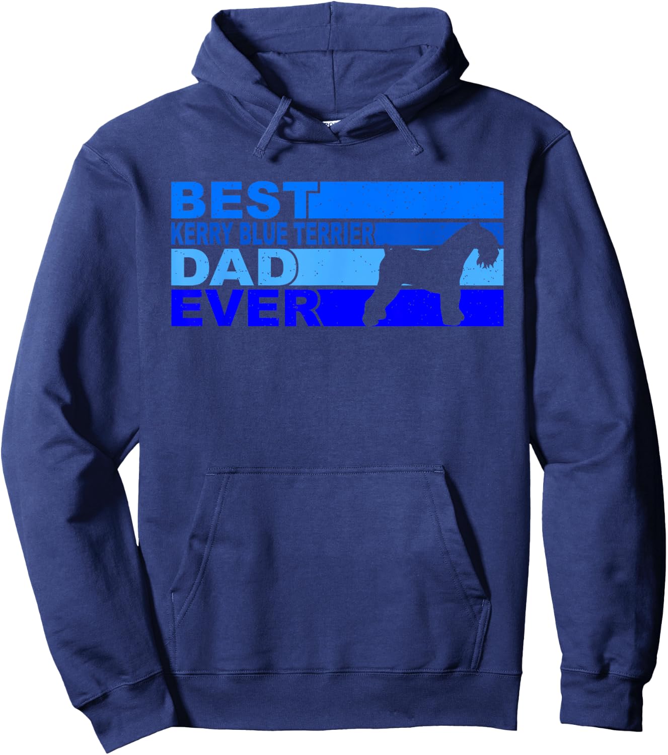 Best Kerry-Blue-Terrier Dad Ever Kerry-Blue-Terrier Hoodie - Hoodie | Navy
