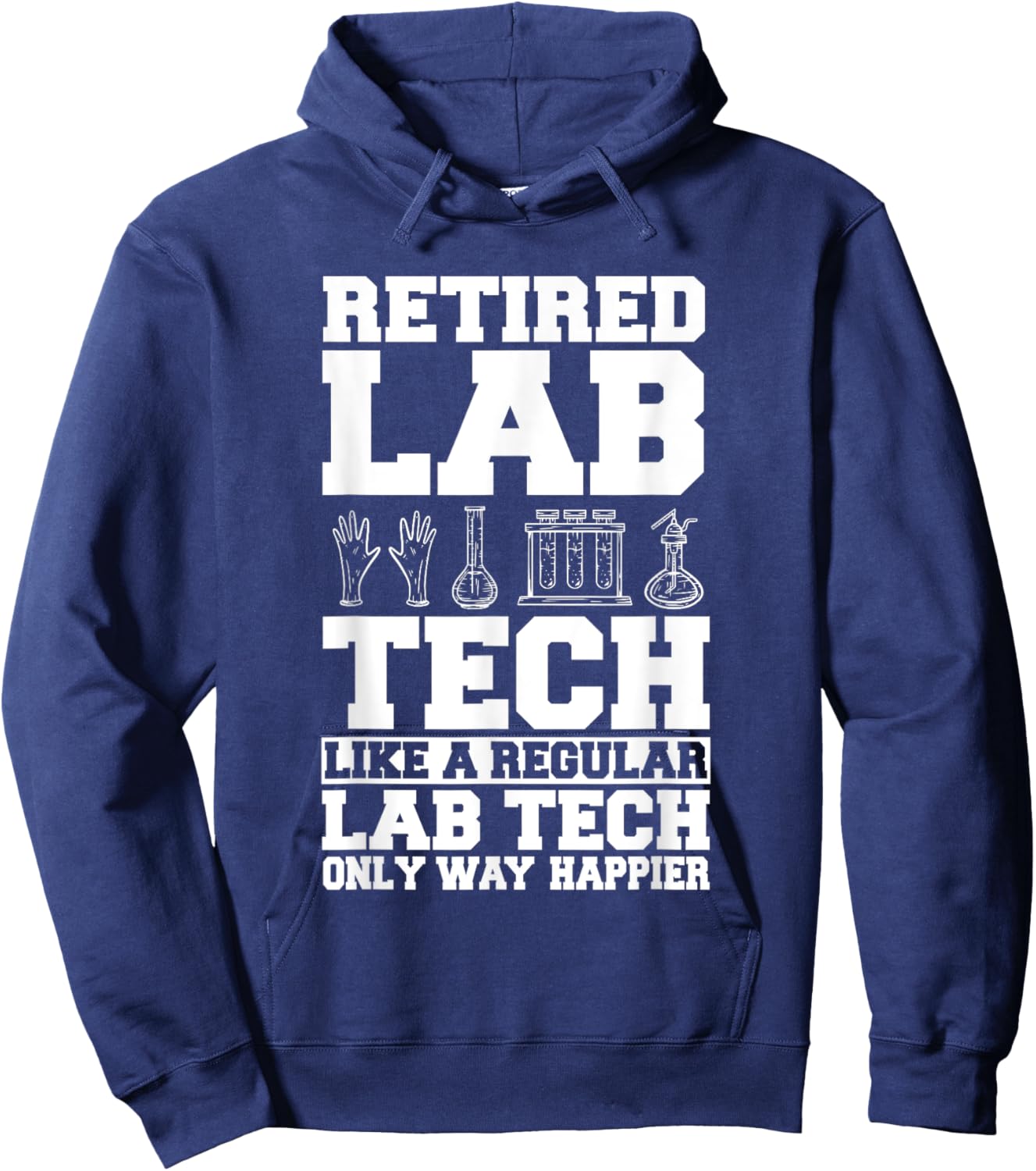 Lab Technician Retired Medical Tech Retirement Plan Hoodie - Hoodie | Navy