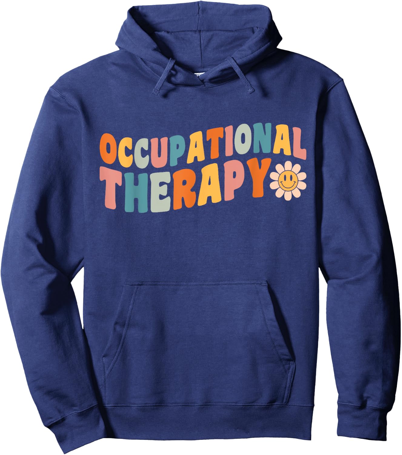 Occupational Therapy Groovy Occupational Therapist OT Hoodie - Hoodie | Navy