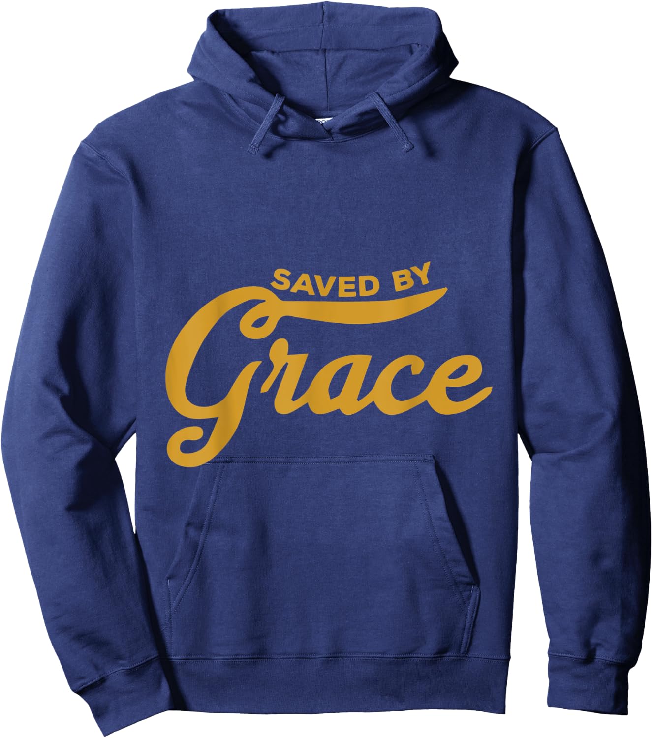 Saved By Grace - Religious Christian Faith & Hope - Cutlass Hoodie - Hoodie | Navy