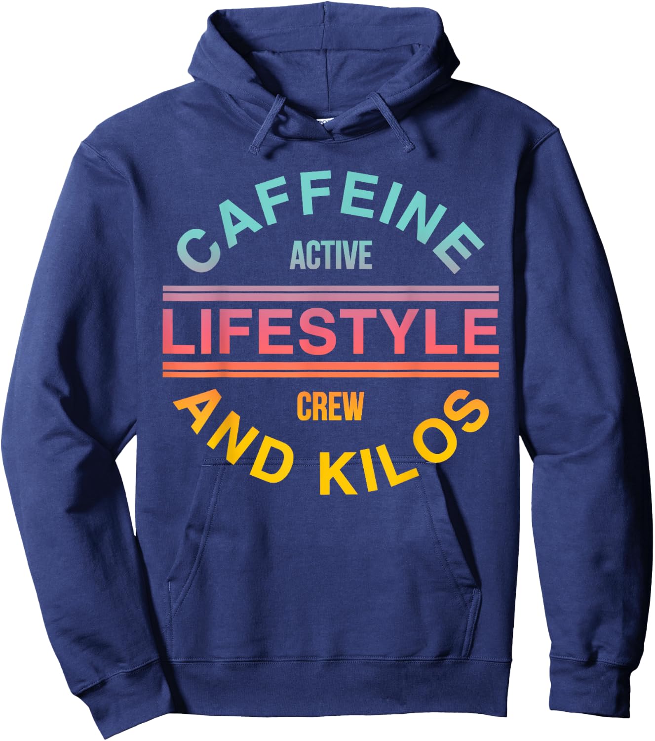 Caffeine Active Lifestyle Crew And Kilos Hoodie - Hoodie | Navy