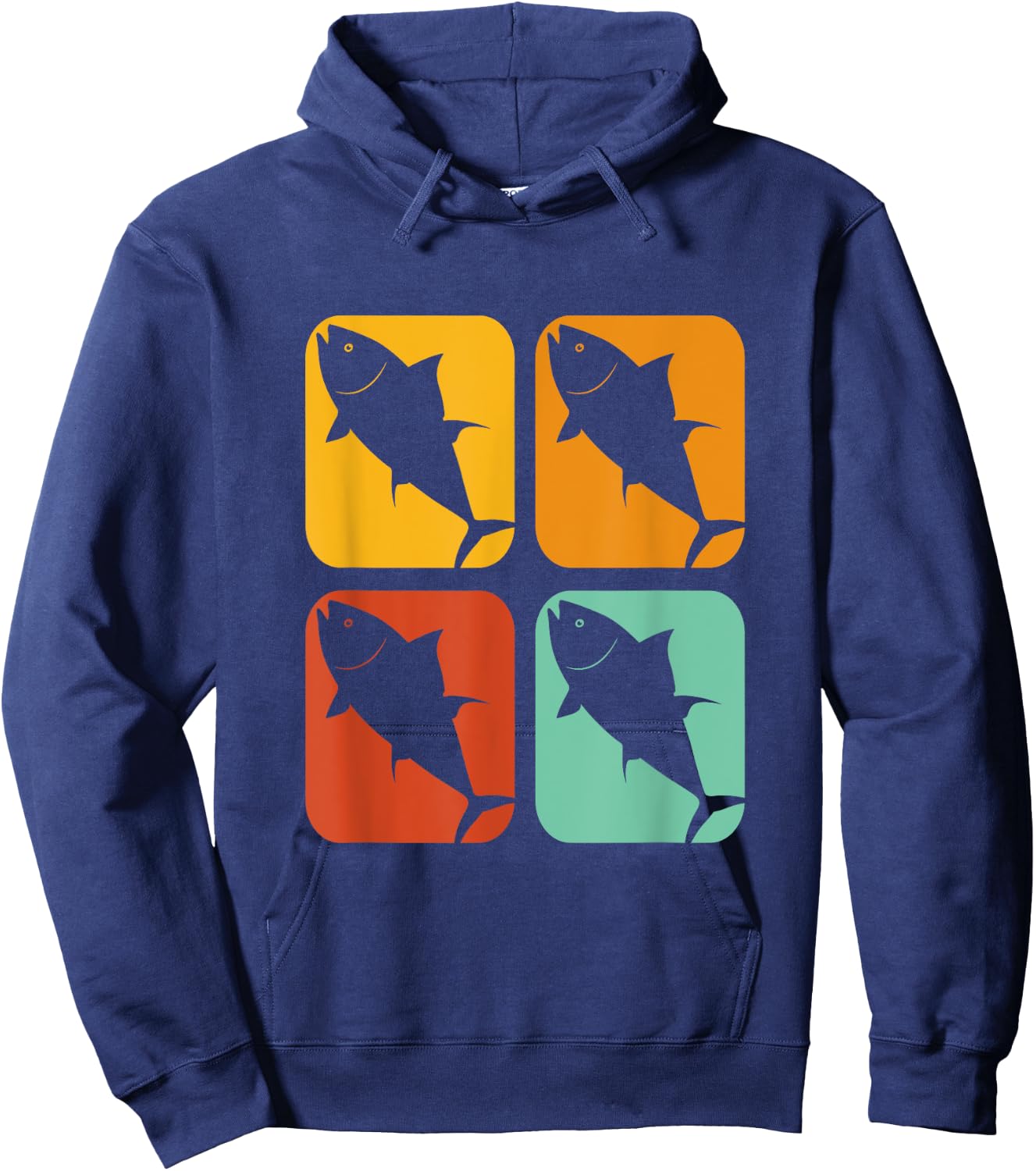 Vintage Love Yellowfin Tuna Vintage Bluefin Tuna Hoodie - Hoodie | Navy