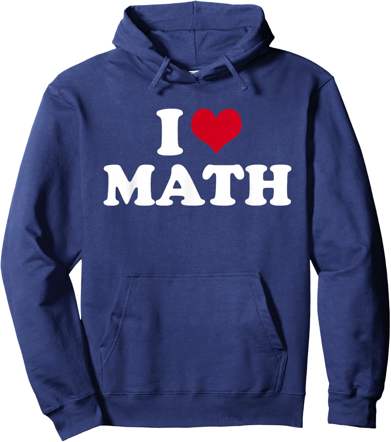 I Love Math Hoodie - Hoodie | Navy