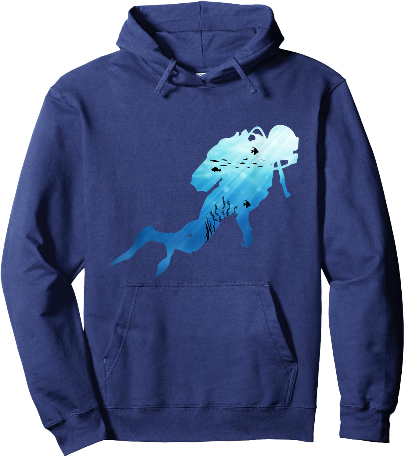 Scuba Diving - Underwater Ocean Lover Scuba Diver Trainer Hoodie - Hoodie | Navy