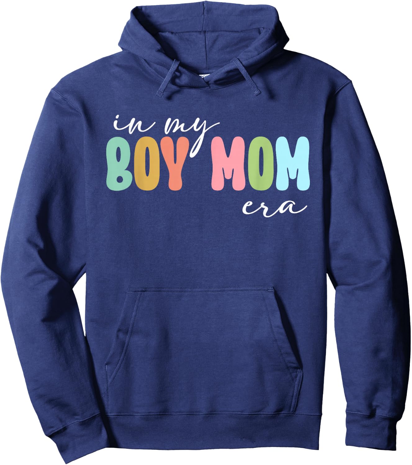 In My Boy Mom Era Hoodie - Hoodie | Navy