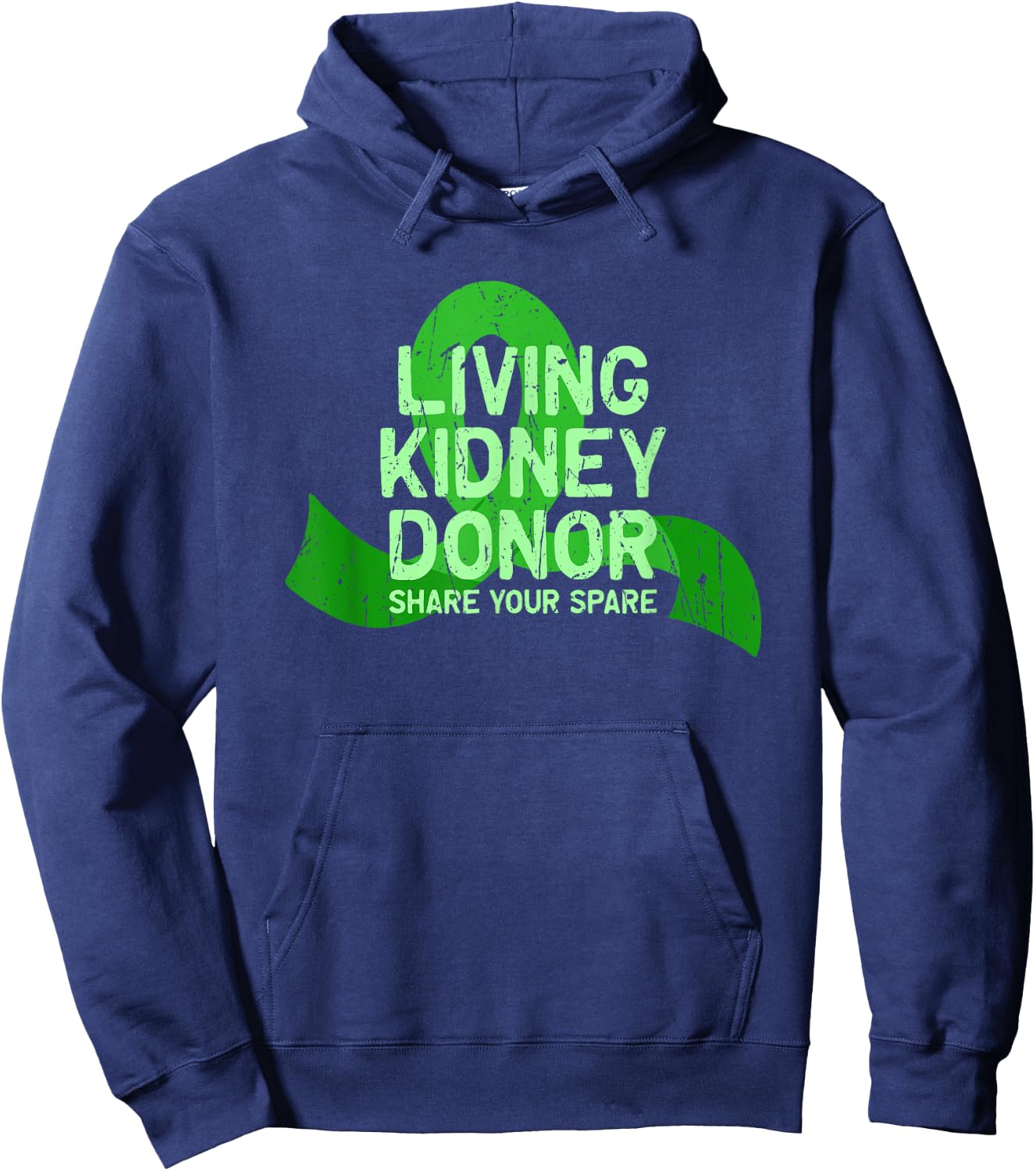 Living Kidney Donor Share your spare - spare Hoodie - Hoodie | Navy