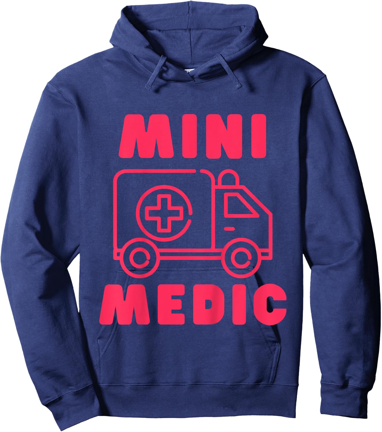 Mini Medic Paramedic Toddler First Responders EMT Kids Hoodie - Hoodie | Navy