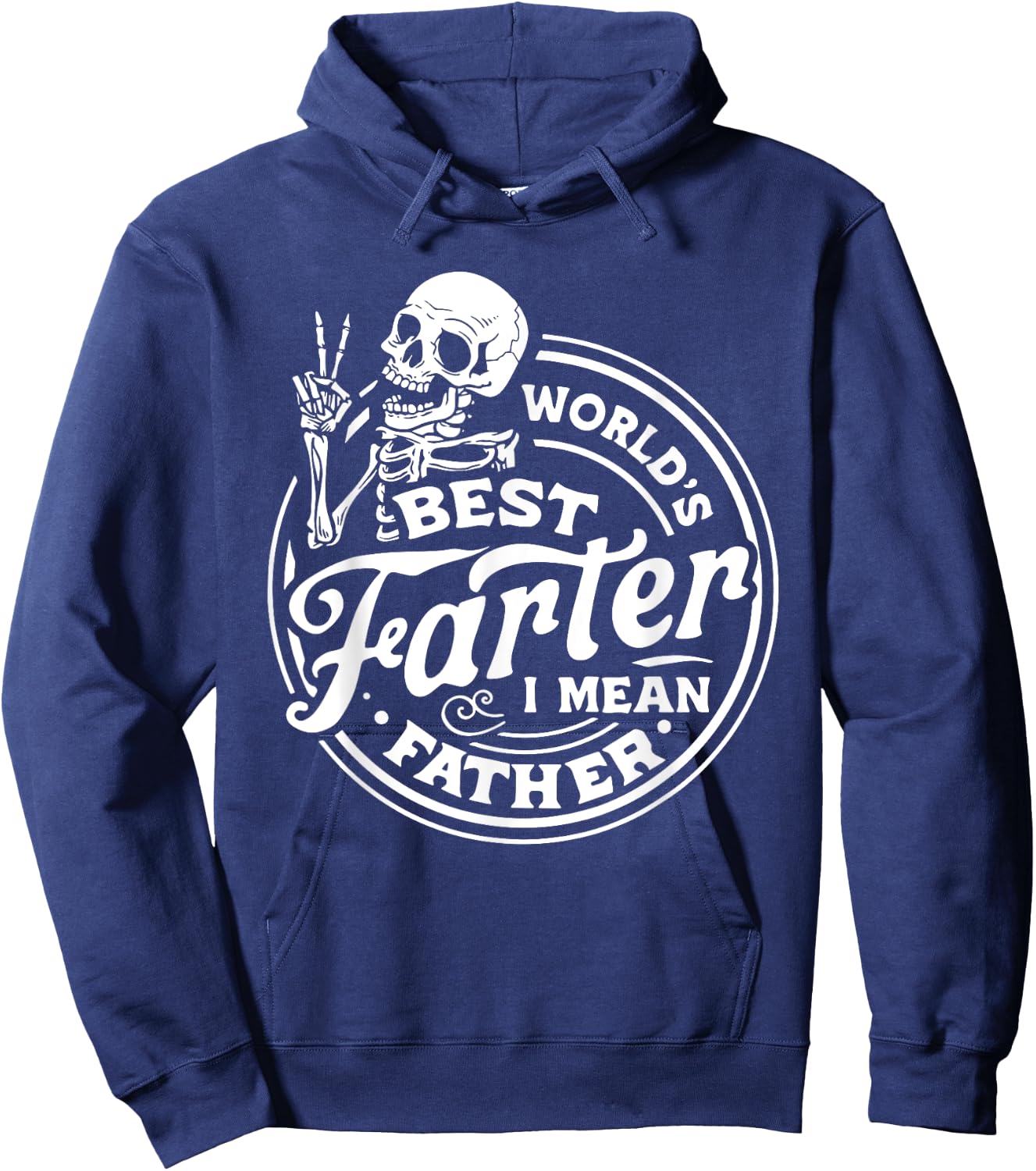 World's best farter I mean father father's day parents day Hoodie - Hoodie | Navy