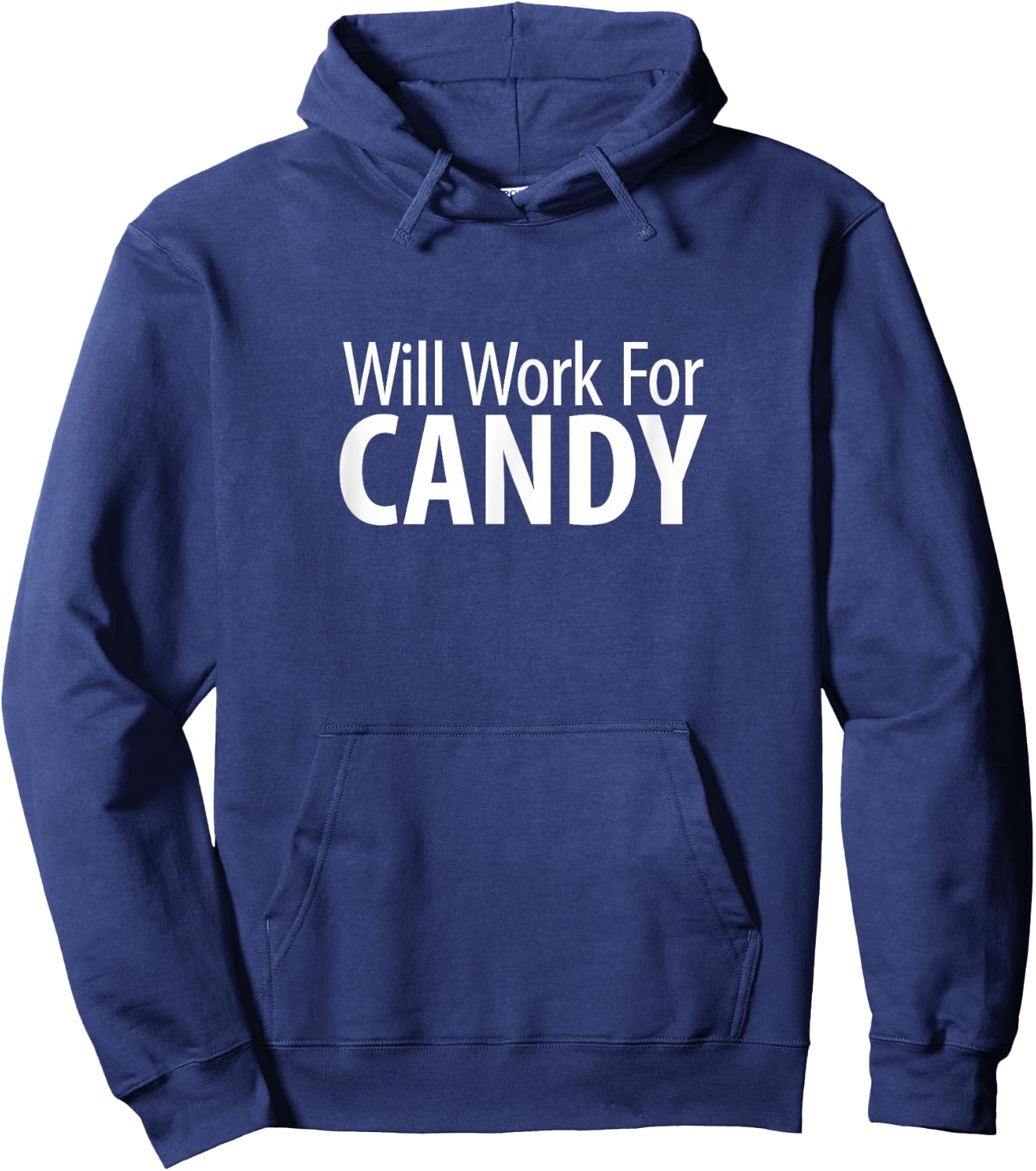 Will Work For Candy Hoodie - Hoodie | Navy
