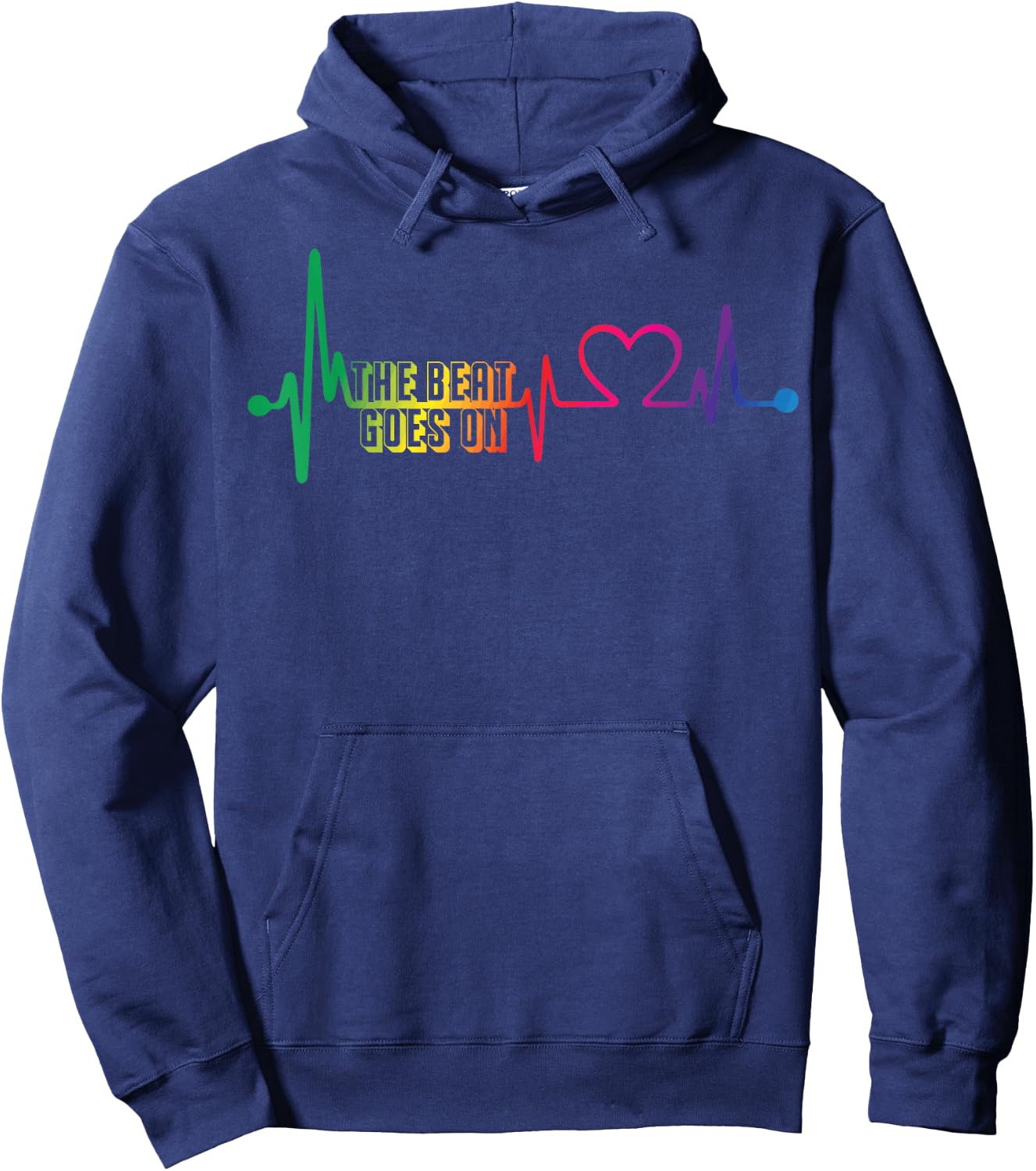 Heart Surgery Patients The Beat Goes On Open Heart Surgery Hoodie - Hoodie | Navy