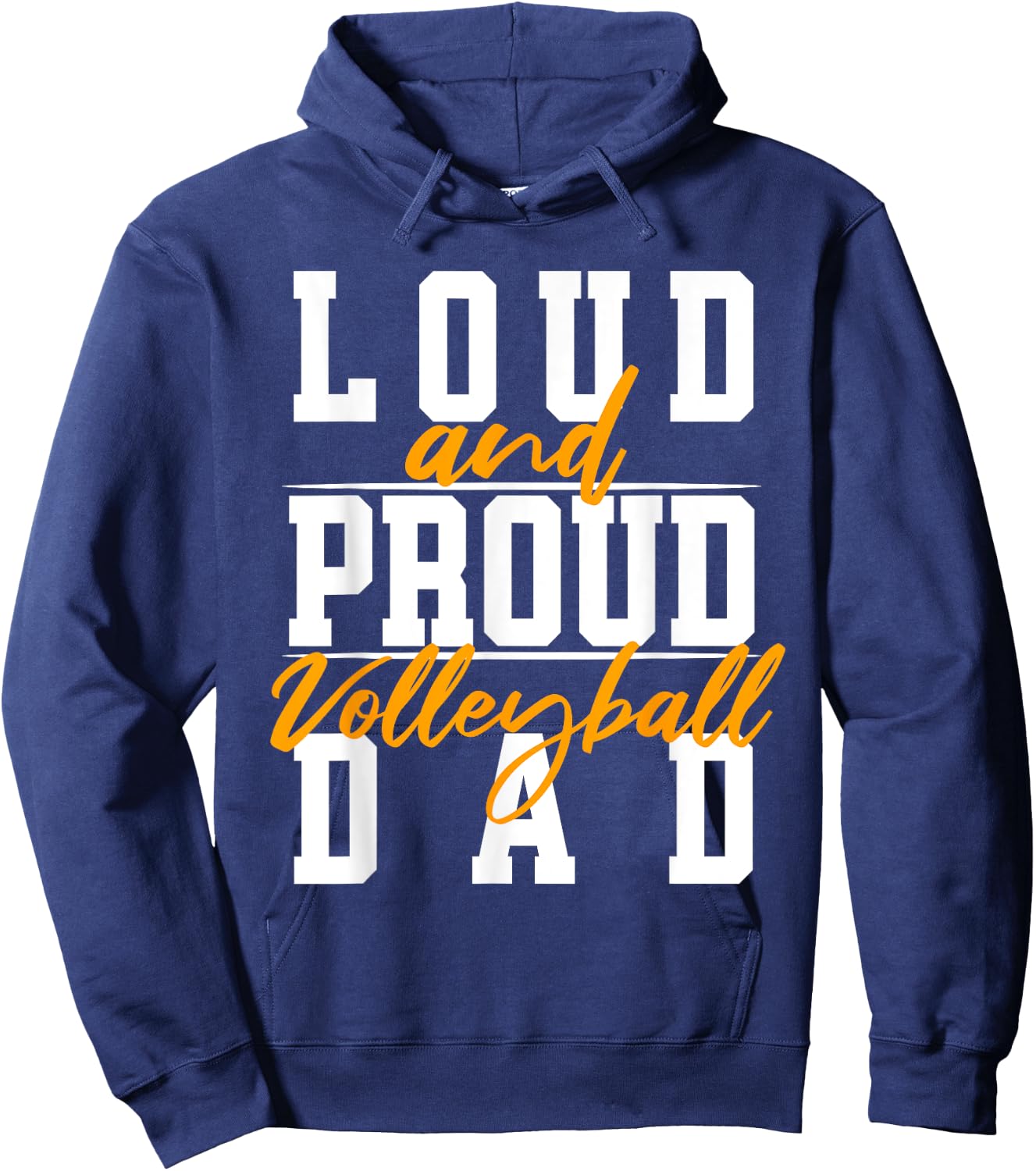 Volleyball Dad - Funny Volleyball Hoodie - Hoodie | Navy
