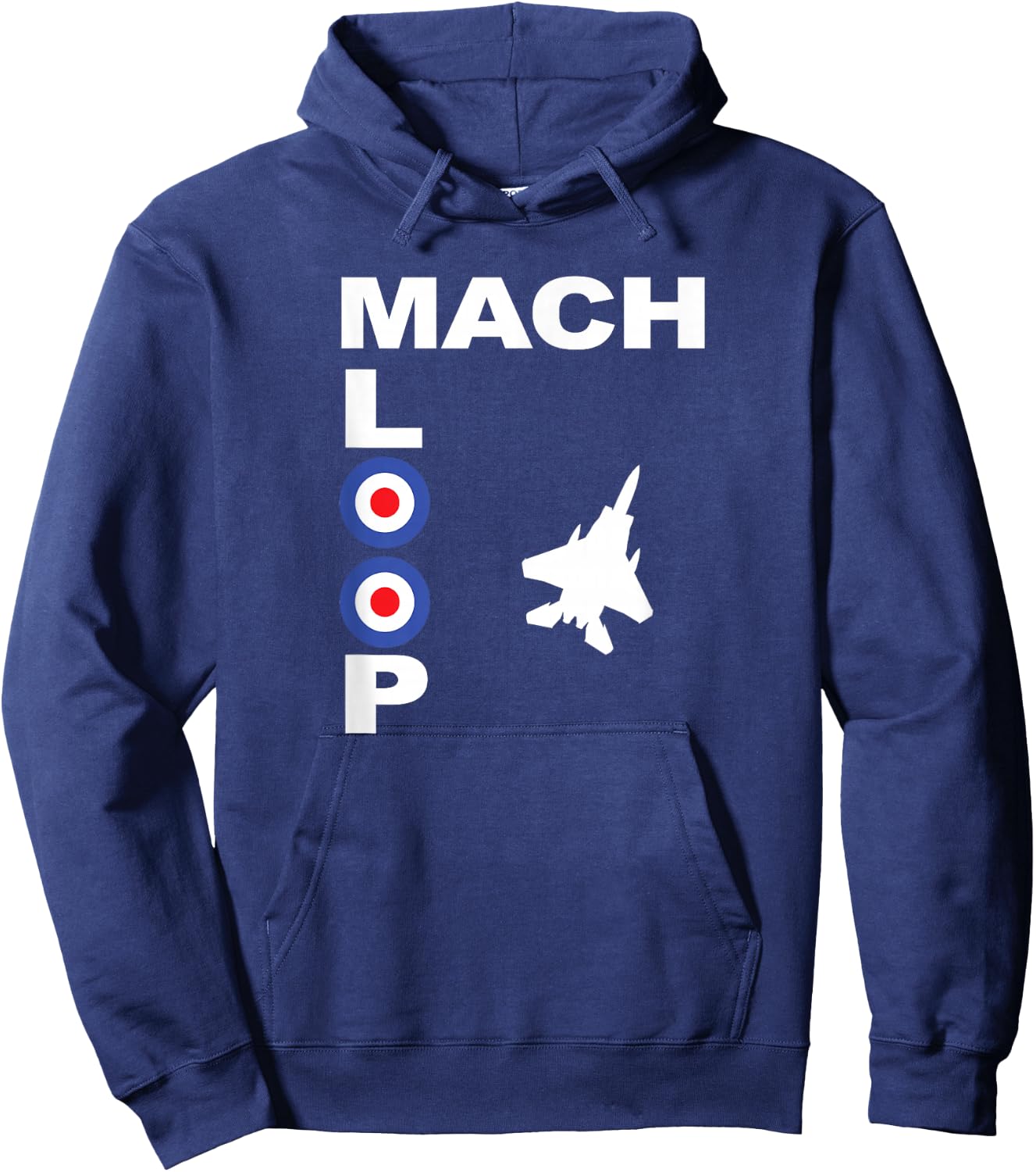 F-15 Eagle Mach Loop Roundel Hoodie - Hoodie | Navy