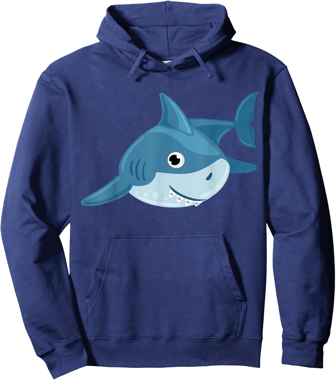 Shark Smiling Braces shirt, Orthodontist Hoodie - Hoodie | Navy