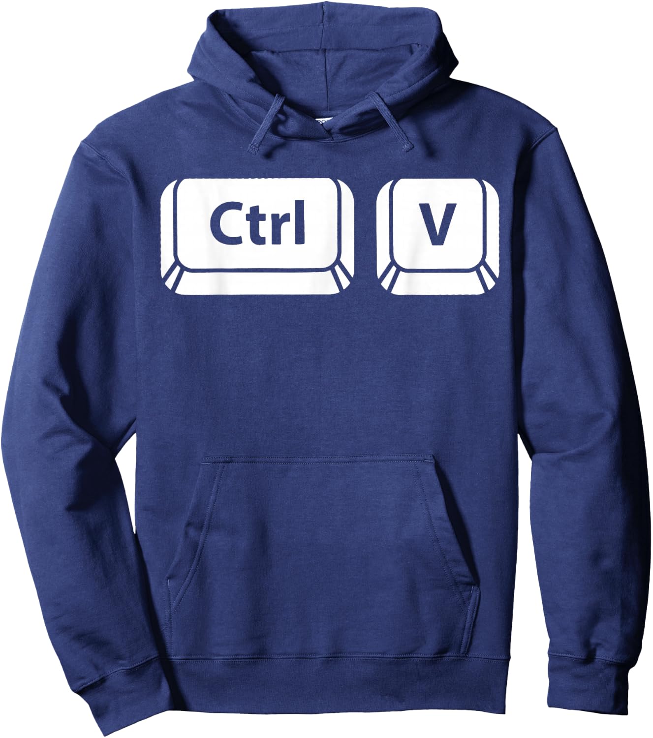 Ctrl+v and Ctrl+c set for parents and children Hoodie - Hoodie | Navy