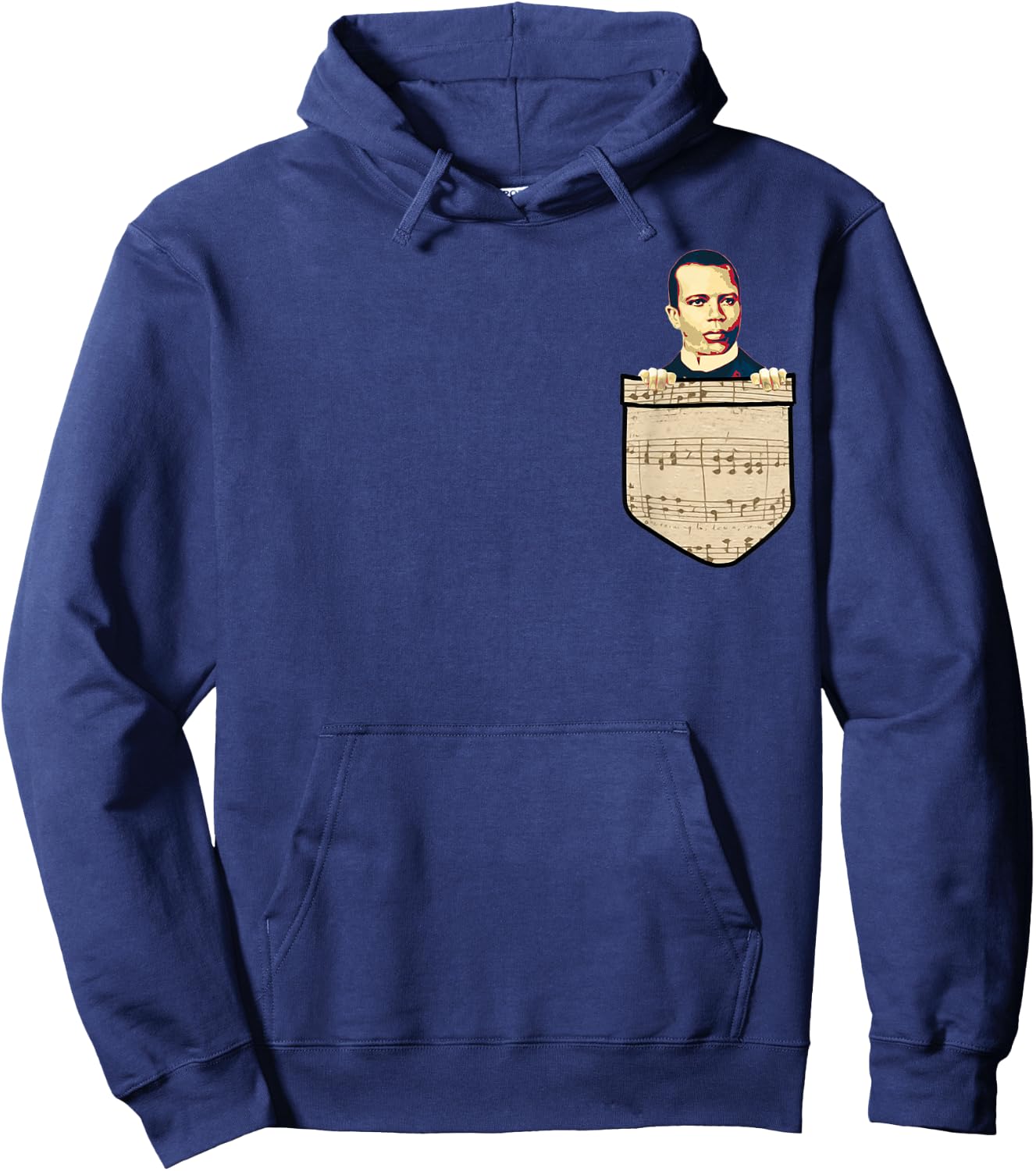 Scott Joplin Classical Music Composer Black History Month Hoodie - Hoodie | Navy