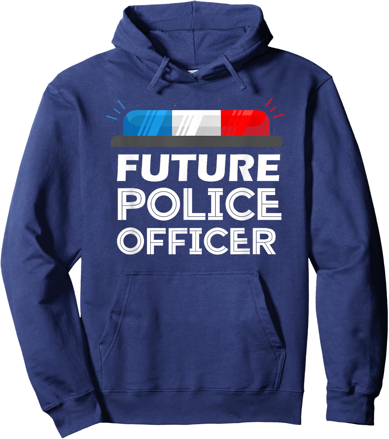 Inspiring Saying Future Police Officer Kids Sheriff Boys Gag Hoodie - Hoodie | Navy