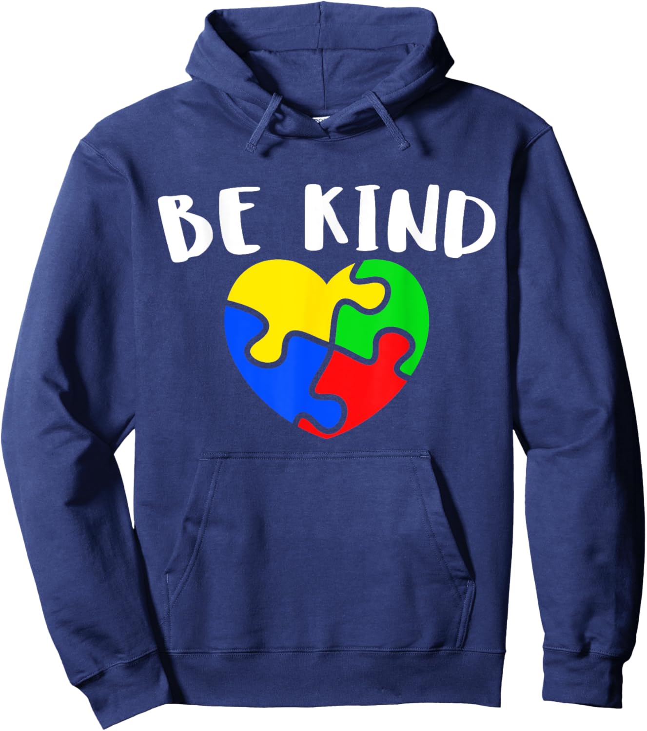Austism Awareness Month Puzzle Piece Gift | & Hoodie - Hoodie | Navy