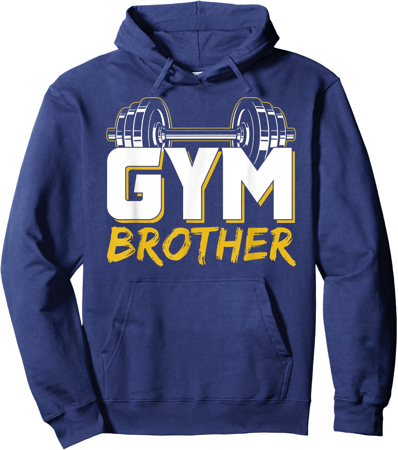 Gym Brother Training Fitness Workout Weightlifting Hoodie - Hoodie | Navy