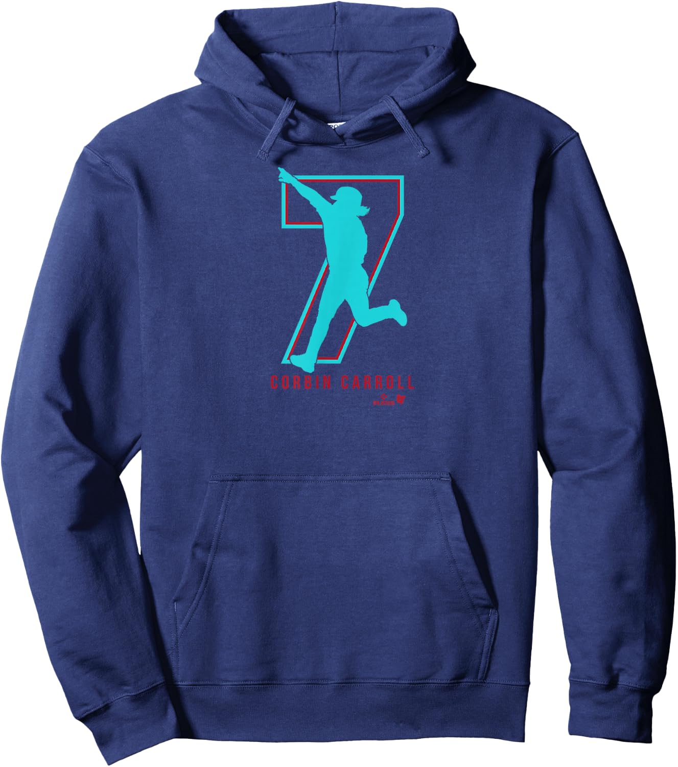 Corbin Carroll 7 - Arizona Baseball Hoodie - Hoodie | Navy