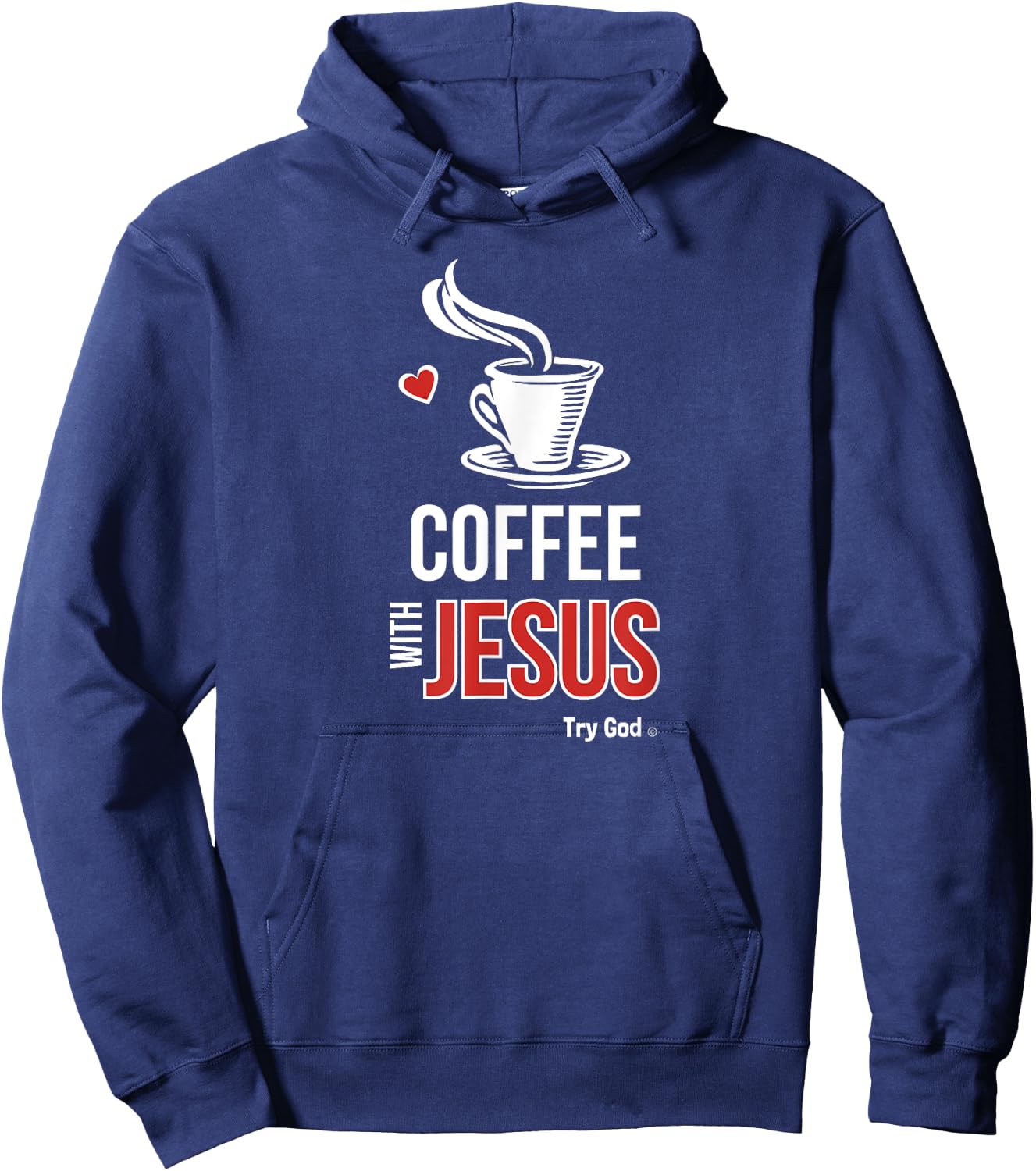 I love coffee with Jesus Hoodie - Hoodie | Navy