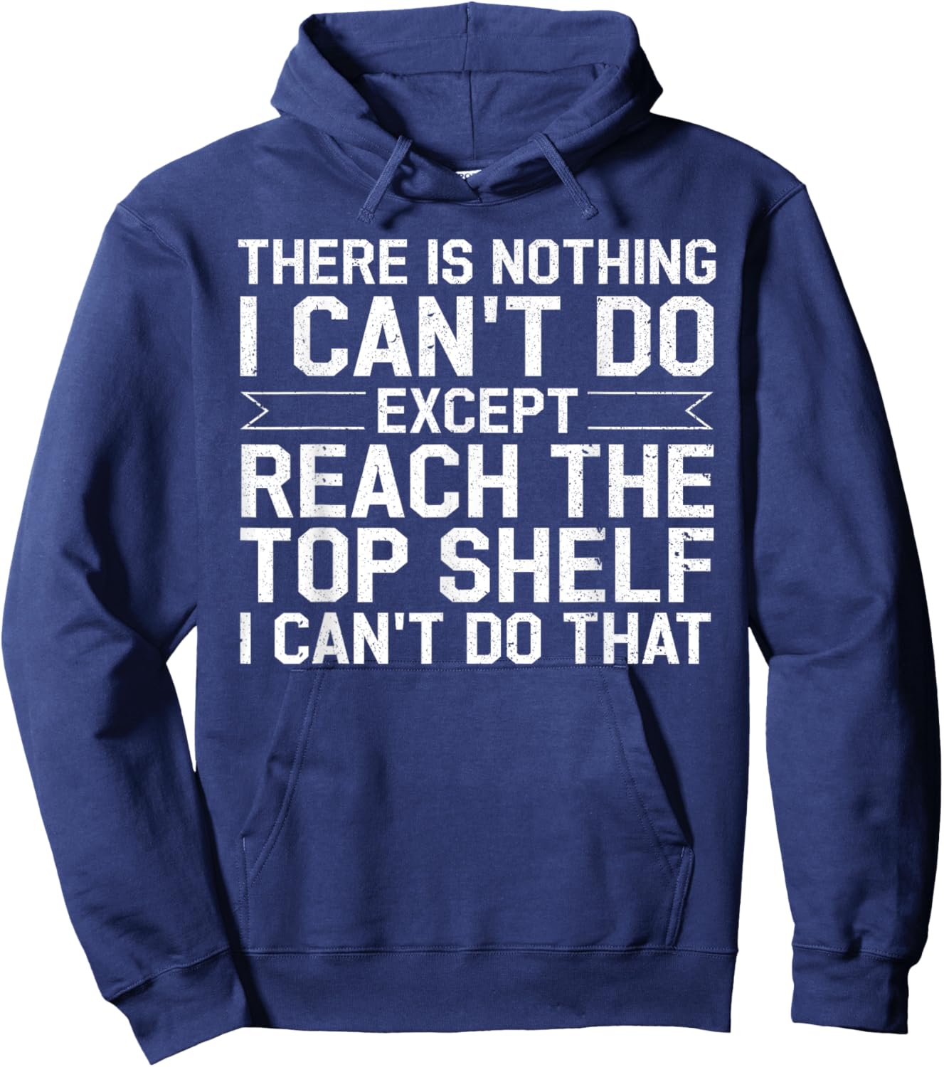 Funny Short People Women Hilarious Sarcastic Saying Hoodie - Hoodie | Navy