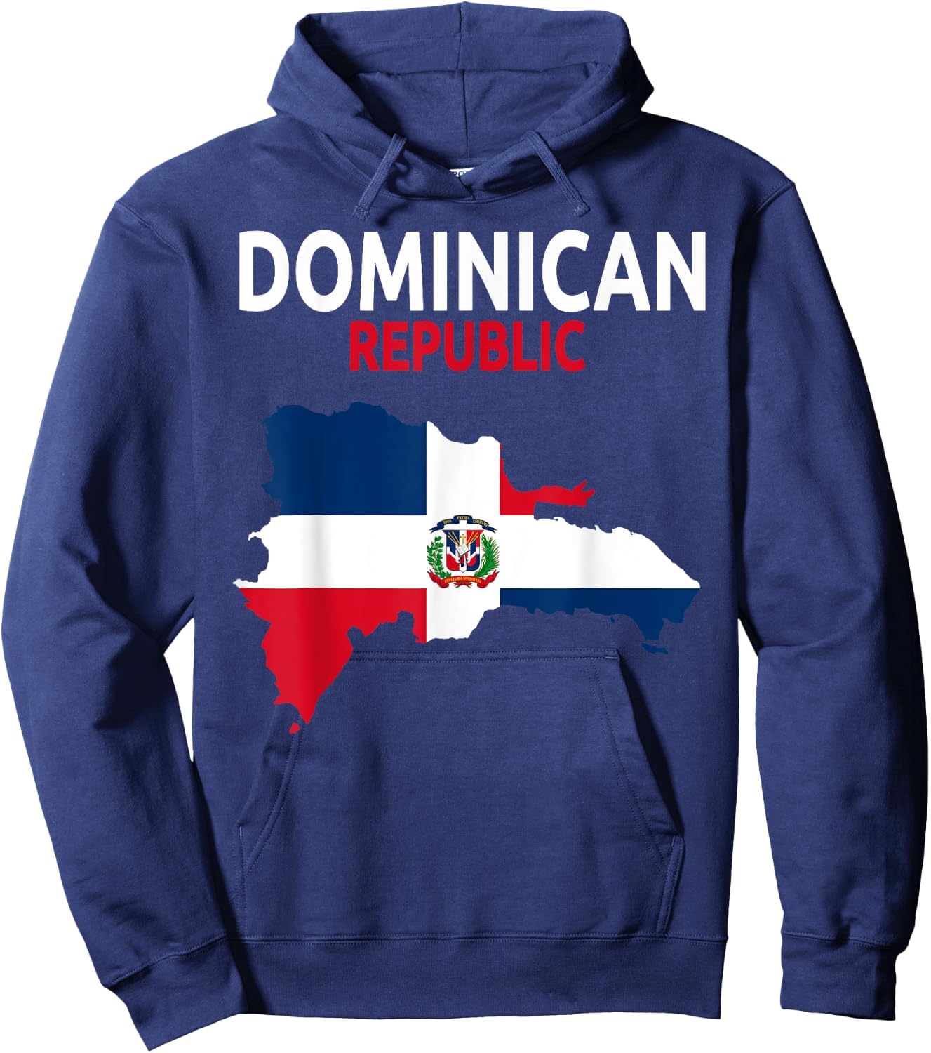 Dominican Republic Flag Idea & Dominican Flag Outfit Hoodie - Hoodie | Navy
