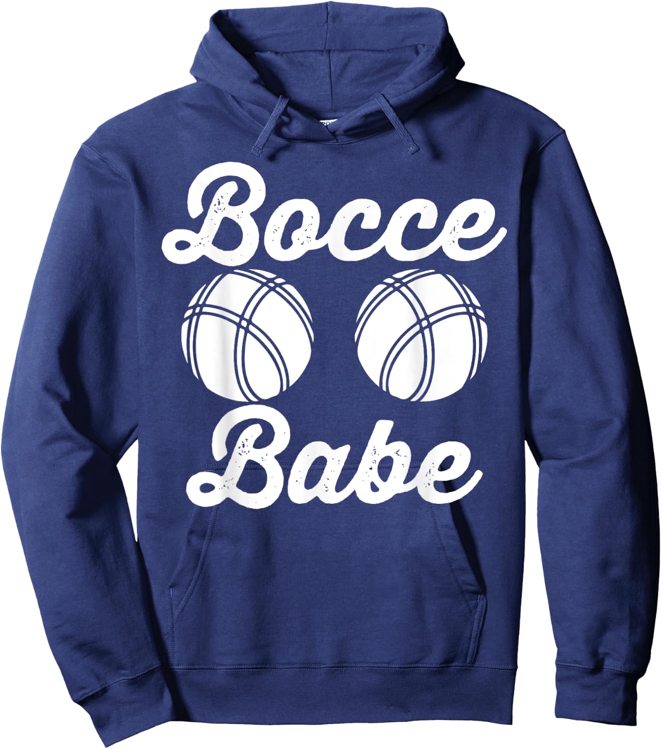Bocce Ball Player Bocce Babe Hoodie - Hoodie | Navy