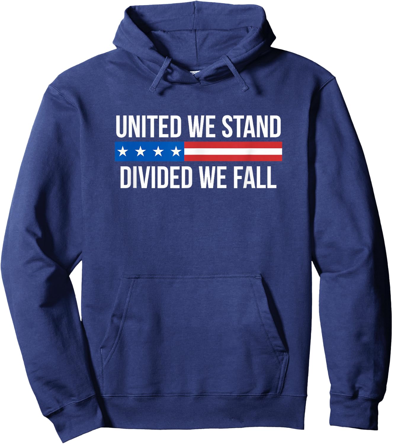 United We Stand - Divided We Fall Hoodie - Hoodie | Navy