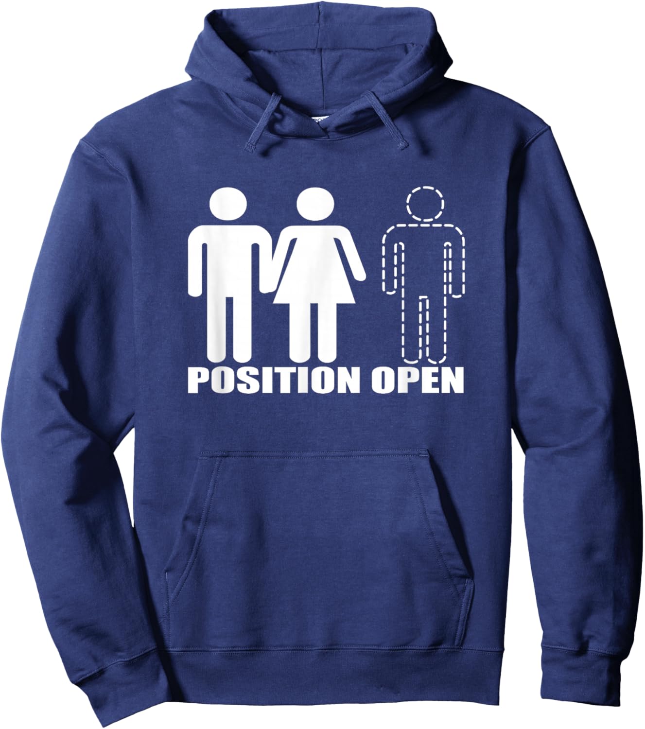Position open - Male Female Male - Swingers Hoodie - Hoodie | Navy