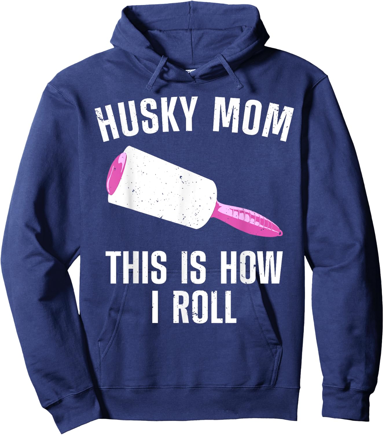 Best Husky Mom Girls Alaskan Siberian Huskies Dog Hoodie - Hoodie | Navy