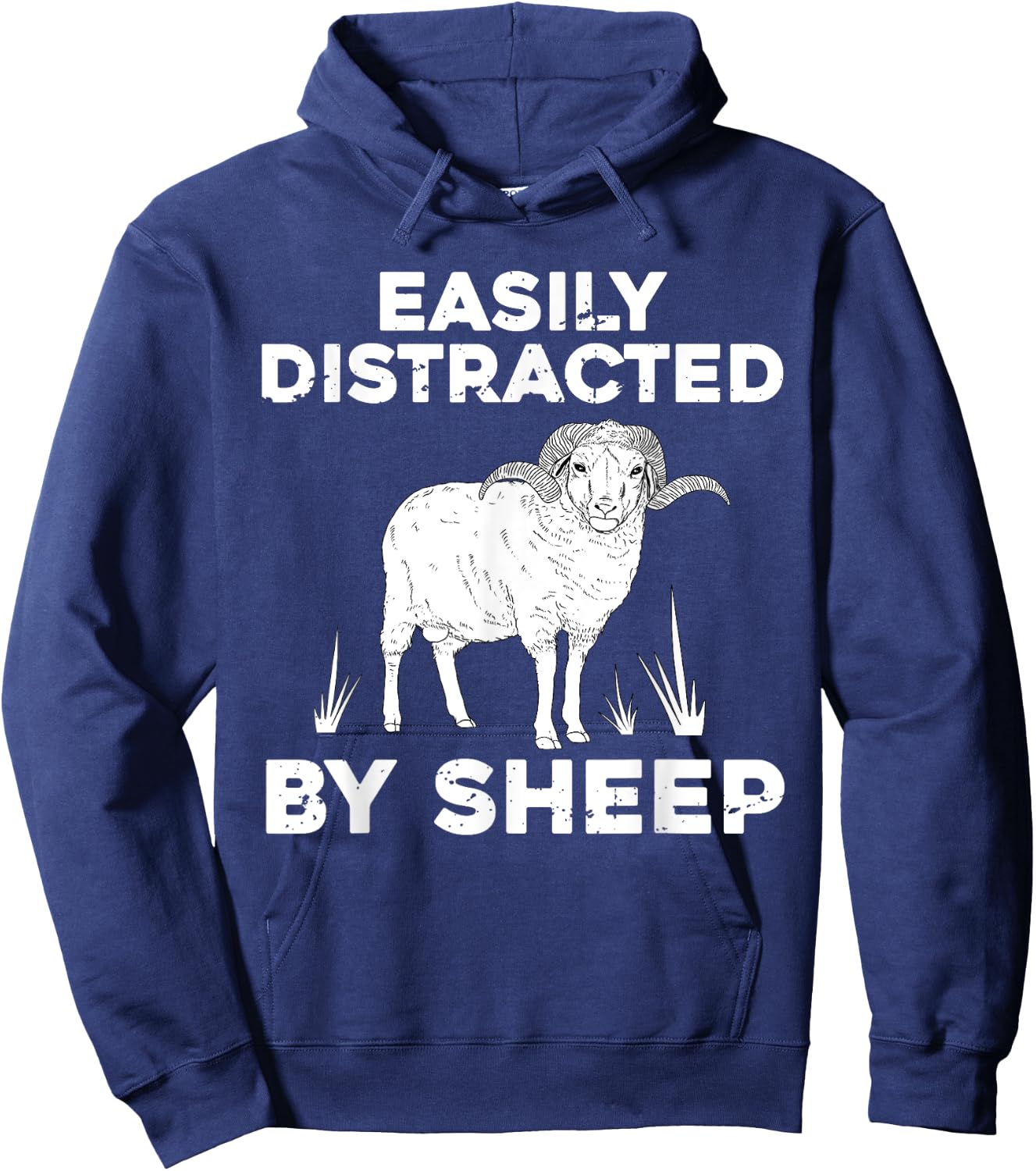 Cute Sheep Women Lamb Farm Animal Farmer Sheep Lover Hoodie - Hoodie | Navy