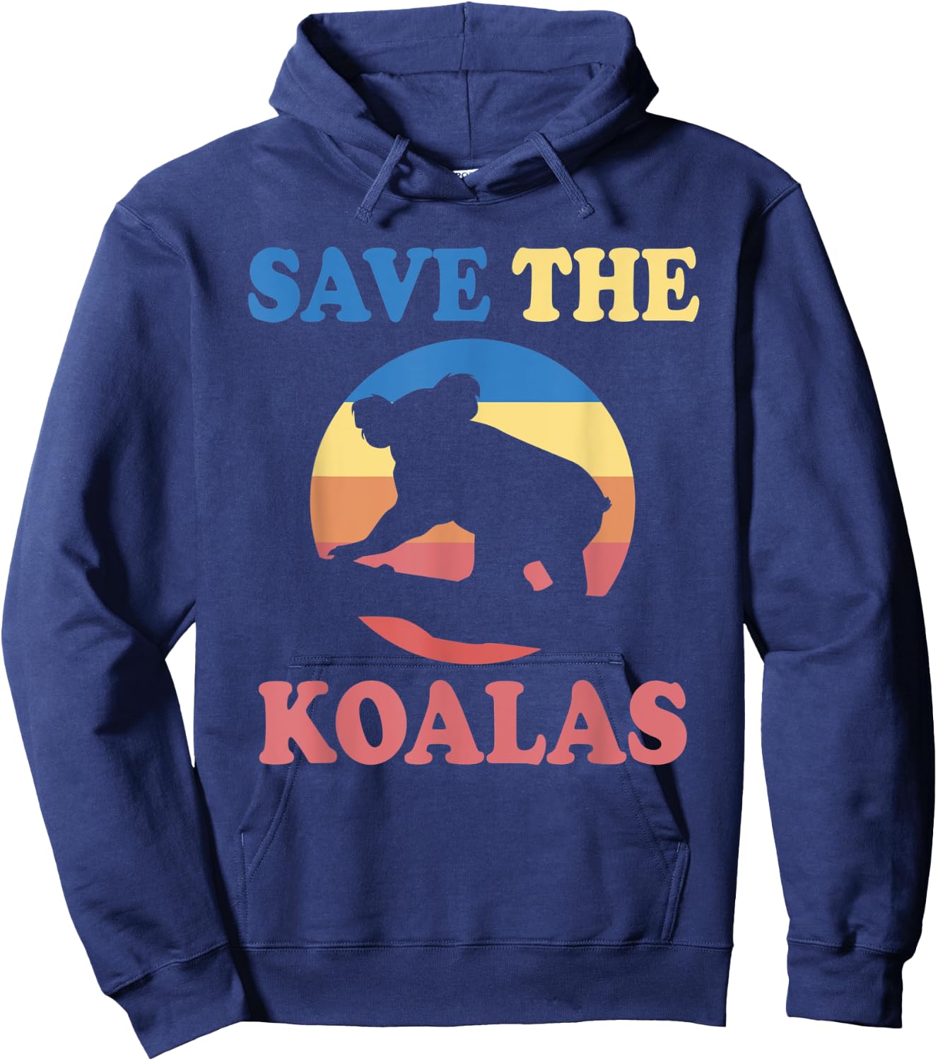 Save The Koalas Outfit Love Koala Hoodie - Hoodie | Navy