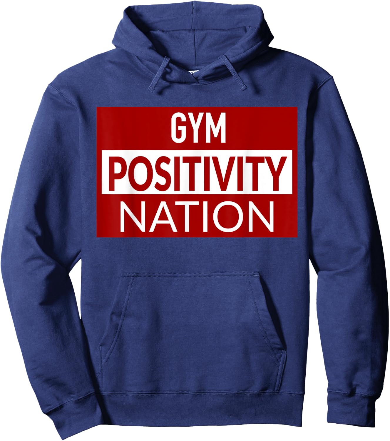 Gym positivity nation Hoodie - Hoodie | Navy
