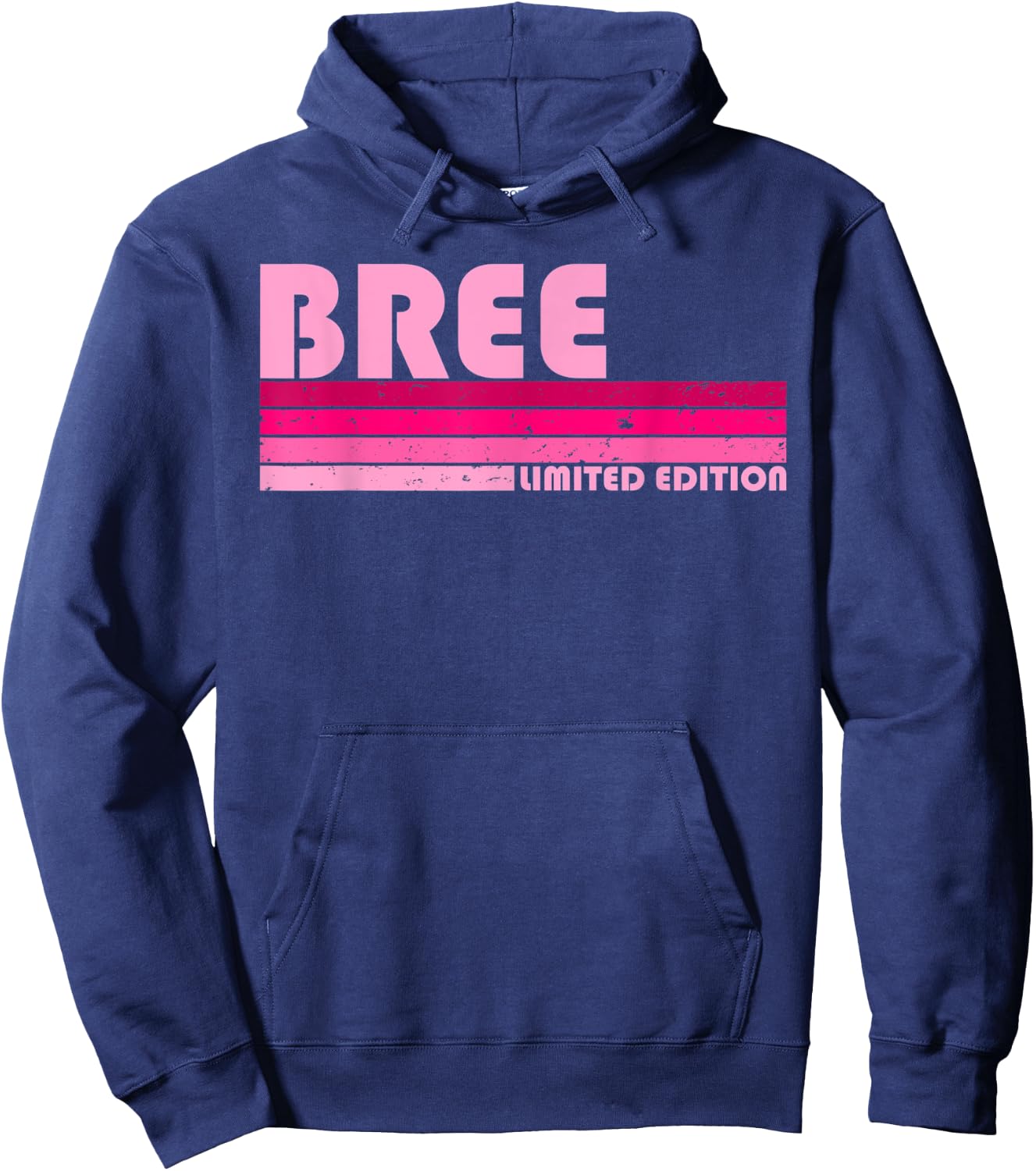 BREE Name Personalized Retro Vintage 80s 90s Birthday Hoodie - Hoodie | Navy