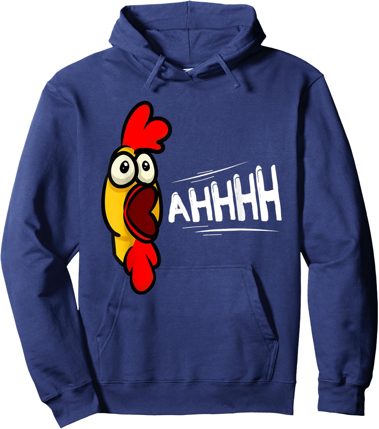 Rubber Chicken Costume AHHHH Toy Rubber Chicken Hoodie - Hoodie | Navy