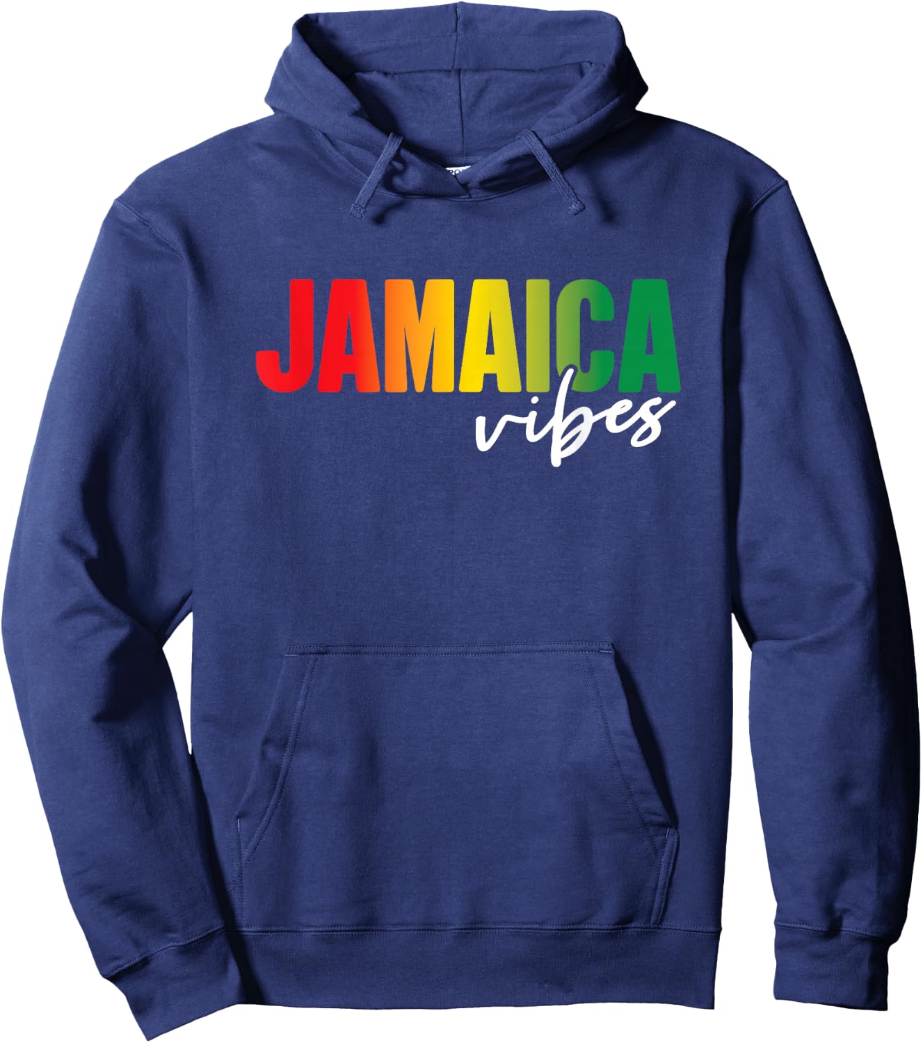 Retro Jamaica Vibes Jamaican Girls Vacation Souvenir Hoodie - Hoodie | Navy