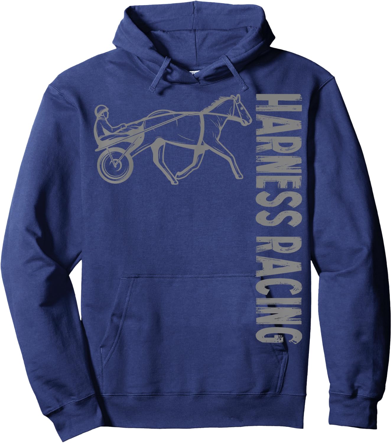 Horse Lover Sports Harness Racing Hoodie - Hoodie | Navy
